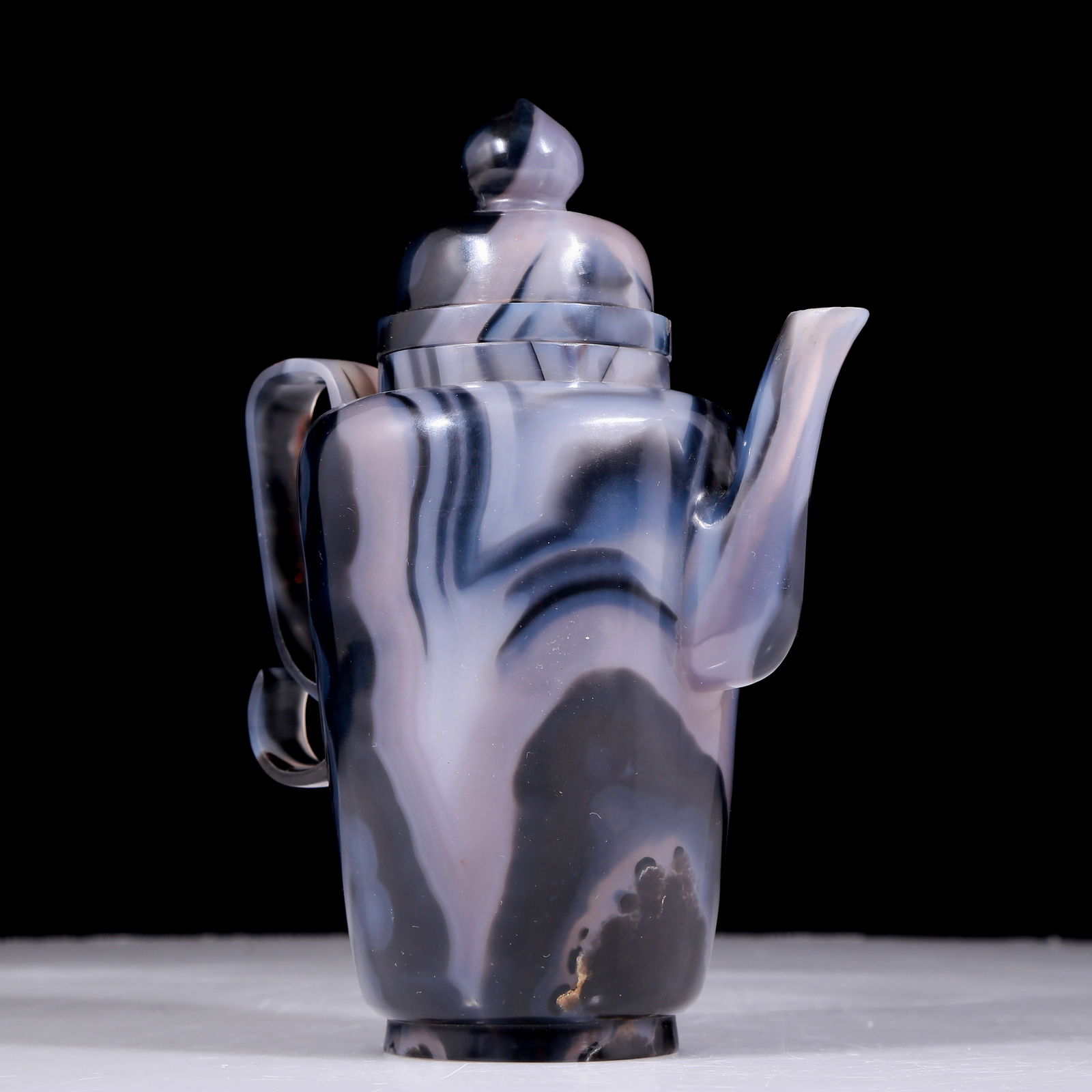 An exquisite agate ewer - 4