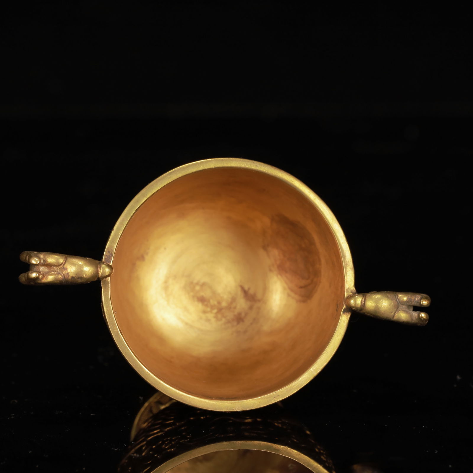 An Exquisite Gilt Bronze Auspicious Beast Pattern Cup - 8