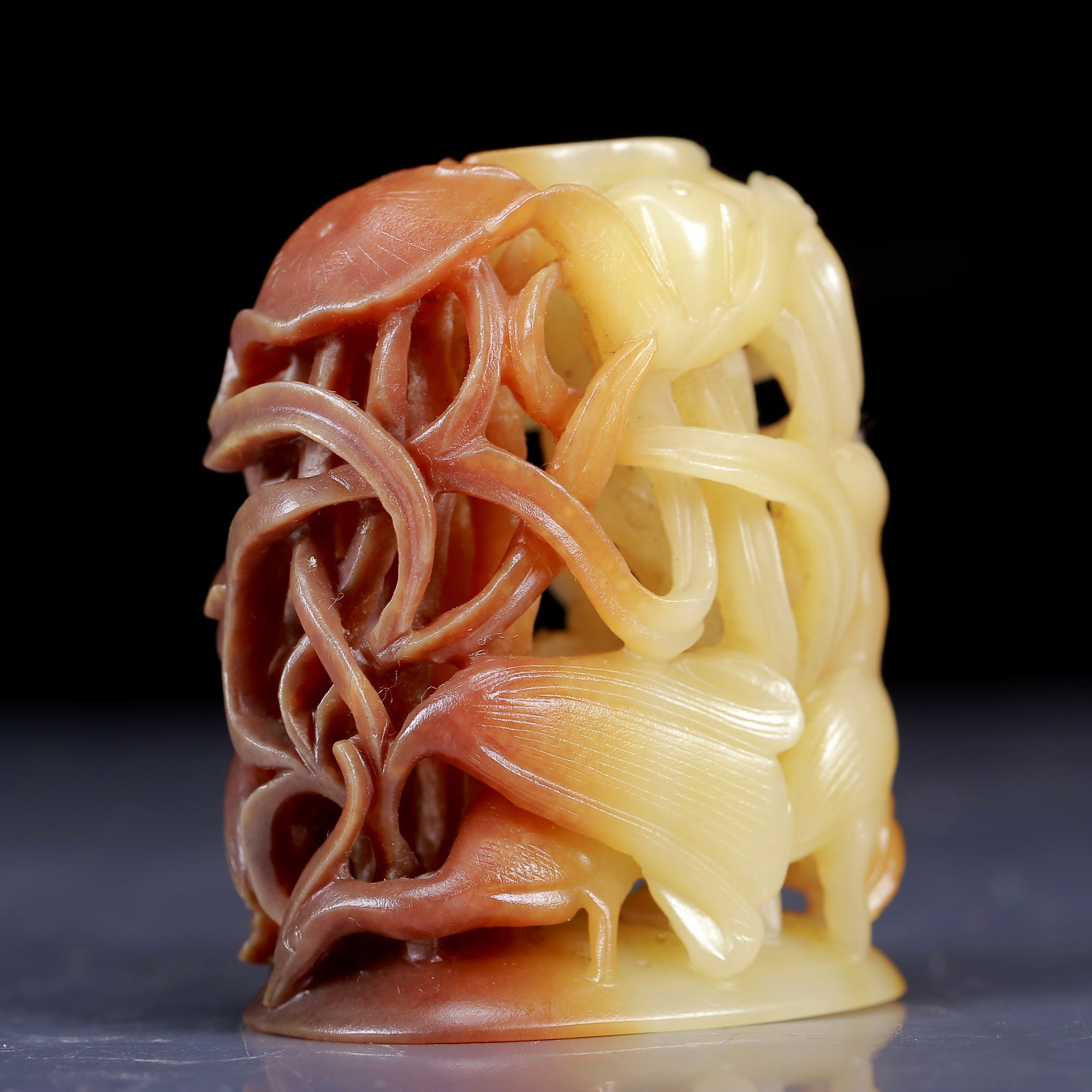 An Exquisite White Jade Crane Pattern Ornament - 4