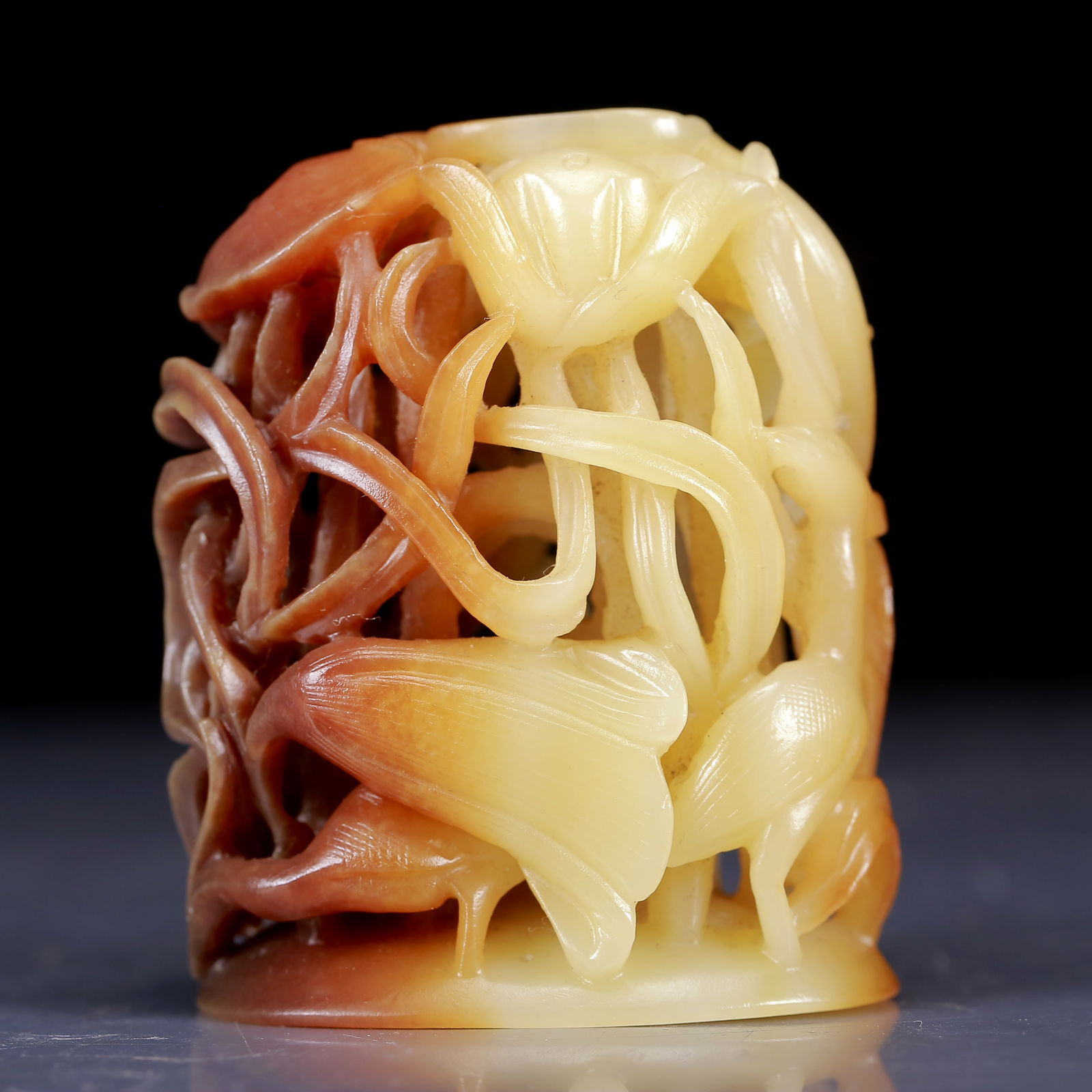 An Exquisite White Jade Crane Pattern Ornament - 5