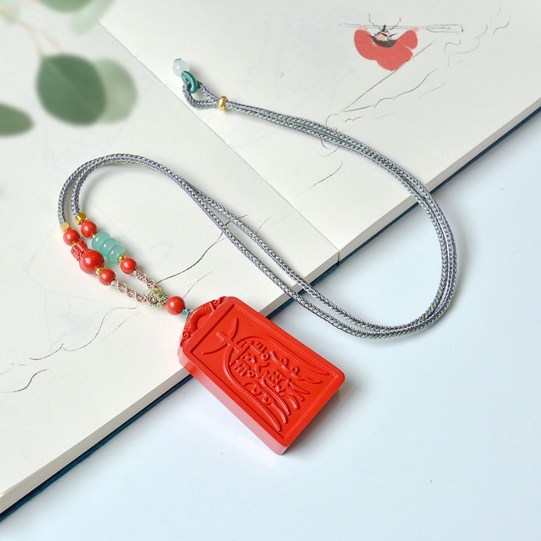 An Exquisite Cinnabar Pendant - 5