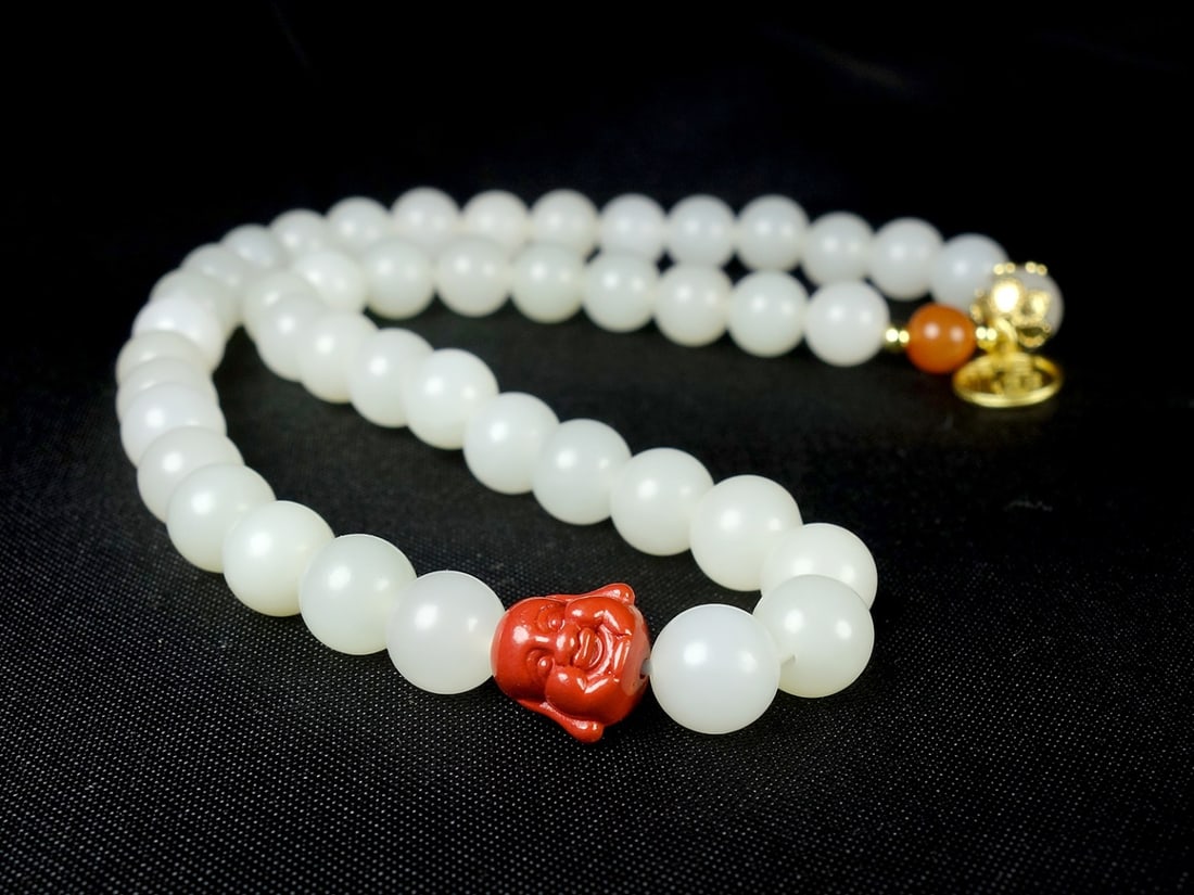 An Exquisite White Jade Bracelets - 4