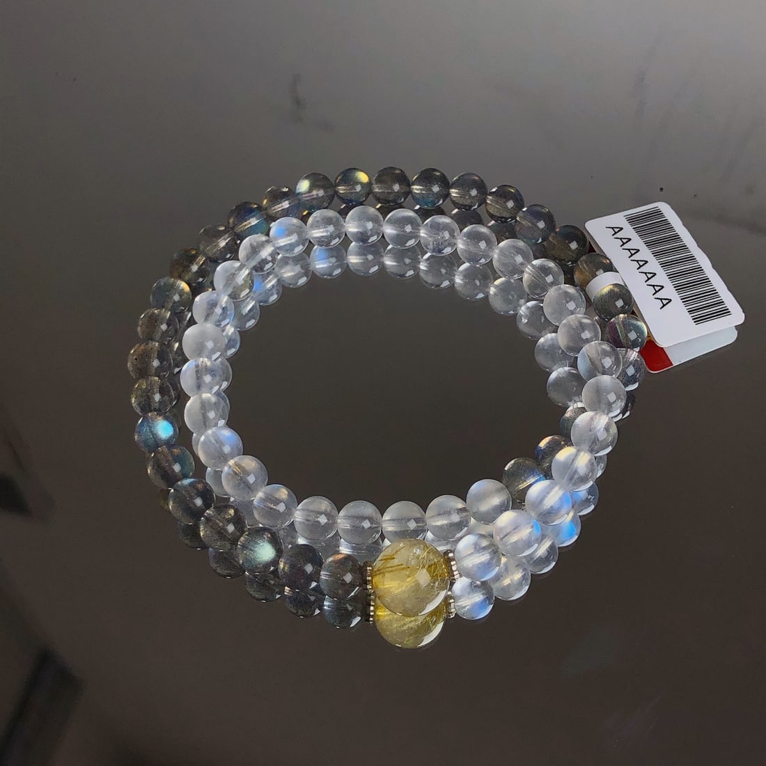 An Exquisite Crystal Bracelets: An Exquisite Crystal Bracelets,Size:0.2in,0.4in,Weight:20.8g 水晶手串