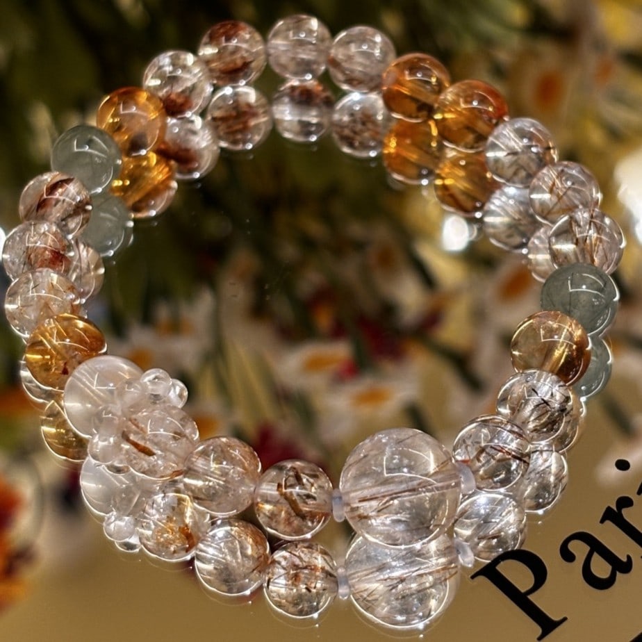 An Exquisite Crystal Bracelet: An Exquisite Crystal Bracelet,Size:0.3in 水晶手串