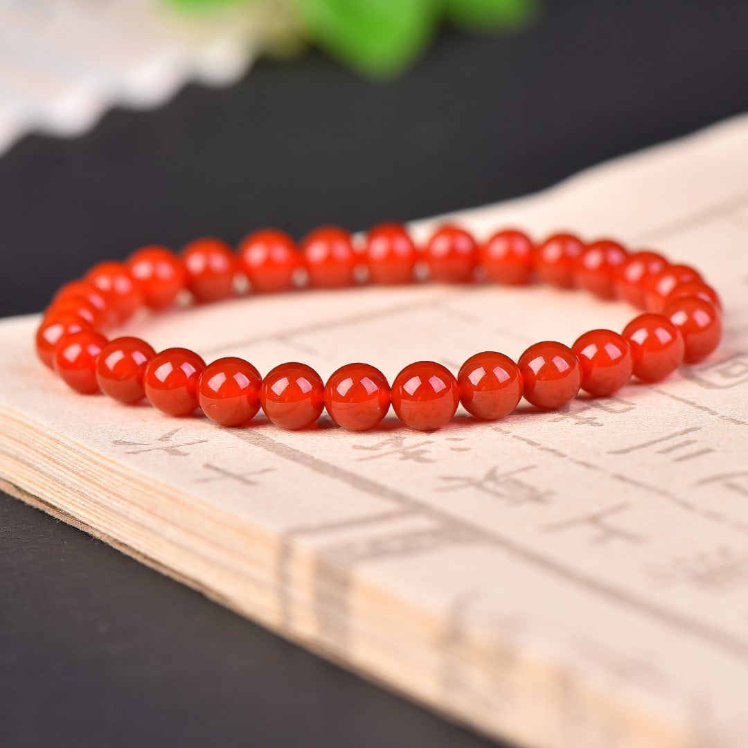 An Exquisite Agate Jade Bracelets - 2