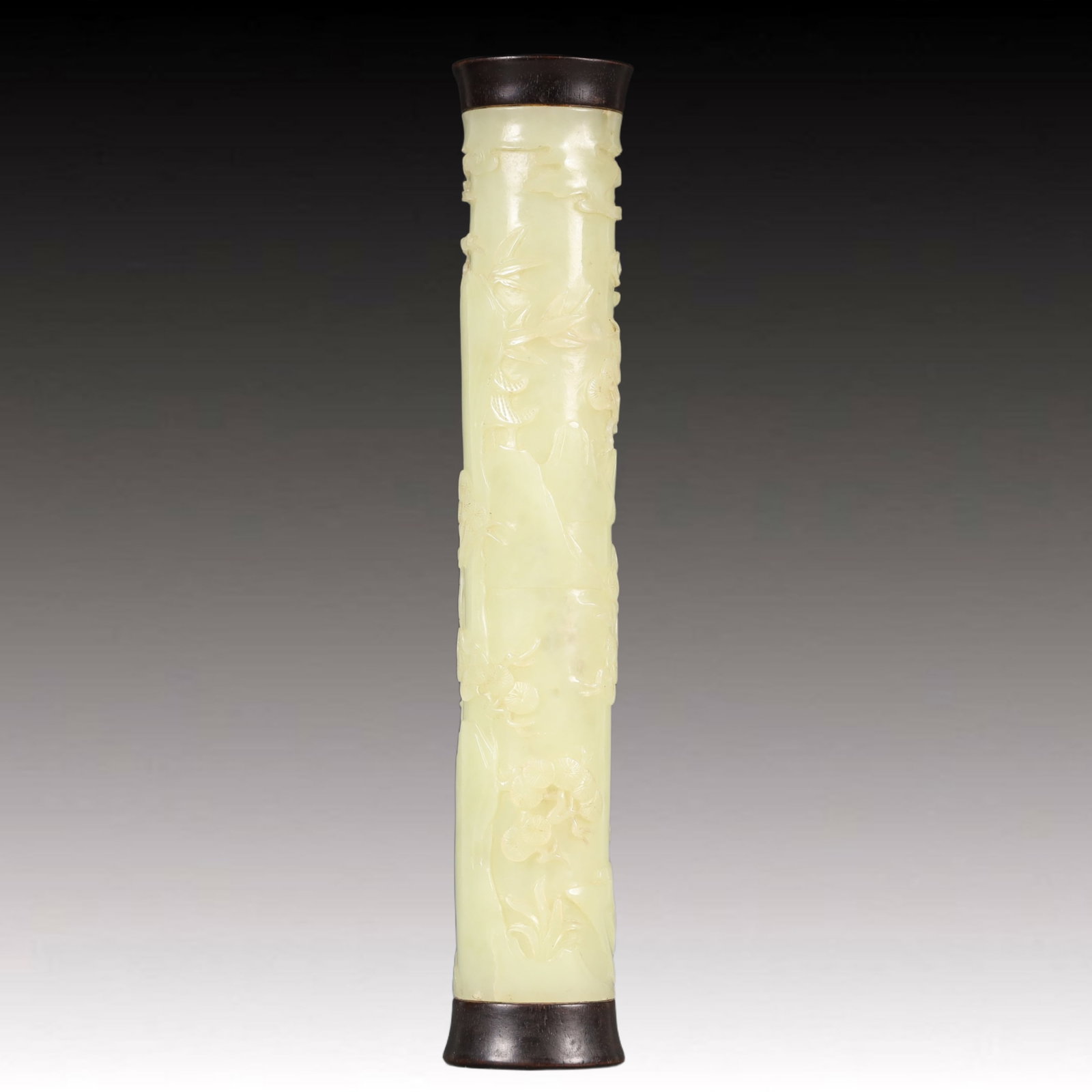 A Precious White Jade Pine Pattern Ornament - 5