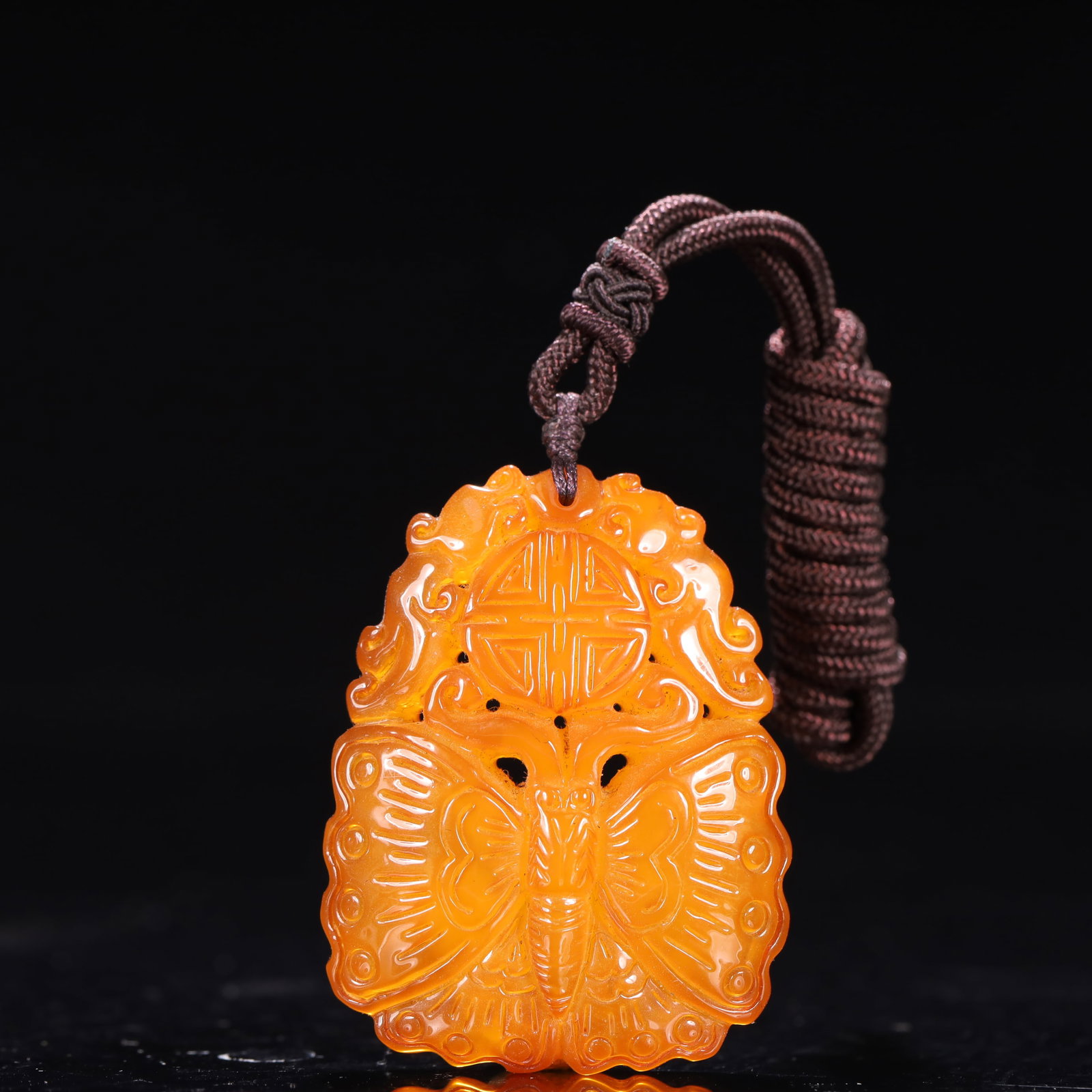 An Exquisite Archaic Jade Butterfly Pattern Pendant: An Exquisite Archaic Jade Butterfly Pattern Pendant,Ancient Time,China 高古玉蝴蝶纹挂件,中国远古时期