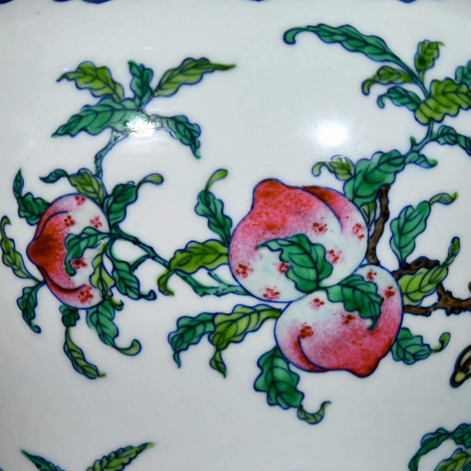 A Rare Wucai Fruit Pattern Vase - 2
