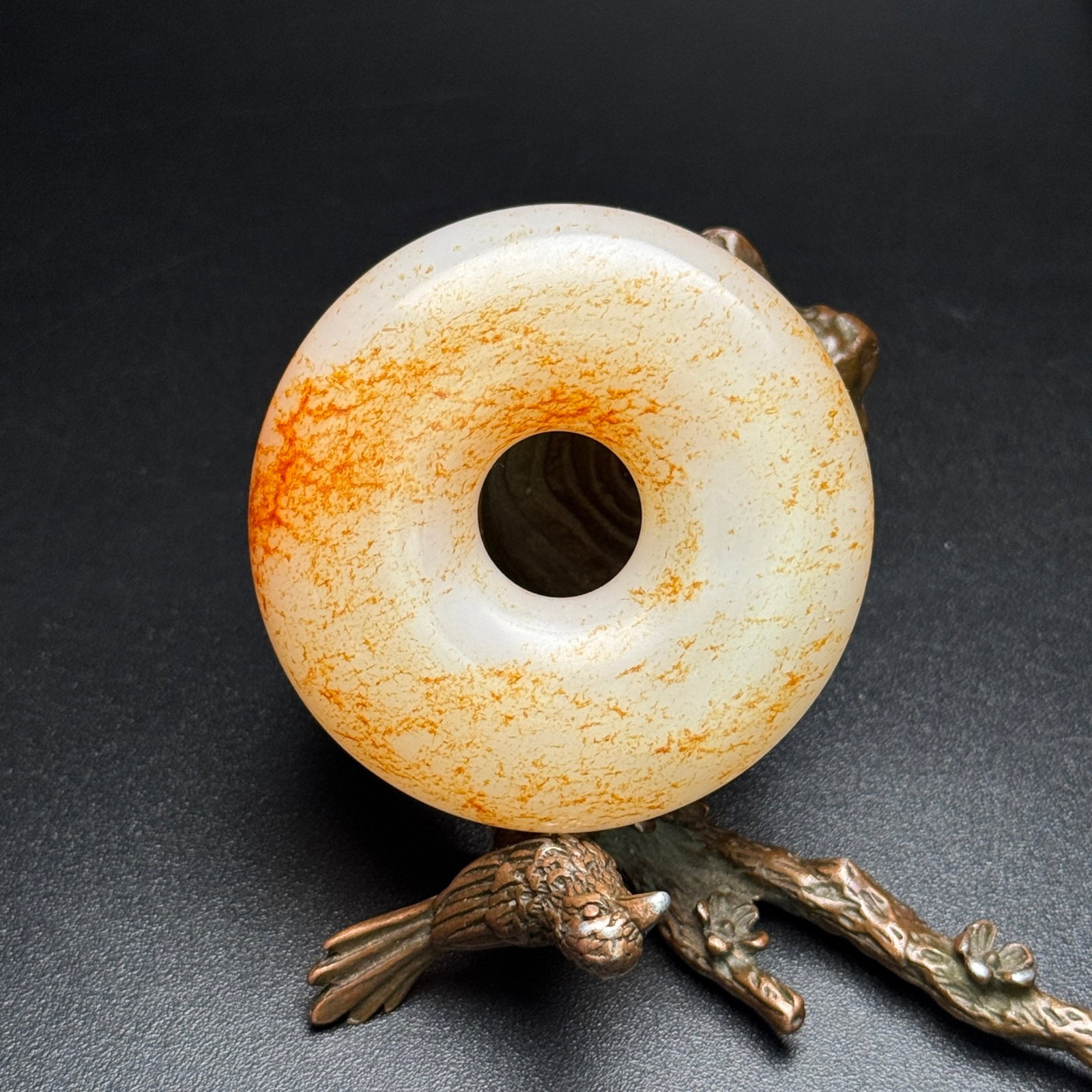 An Exquisite White Jade Pendant: An Exquisite White Jade Pendant,Qing Dynasty,China,Size:54mmx12mm,Weight:63g 白玉挂件,中国清代