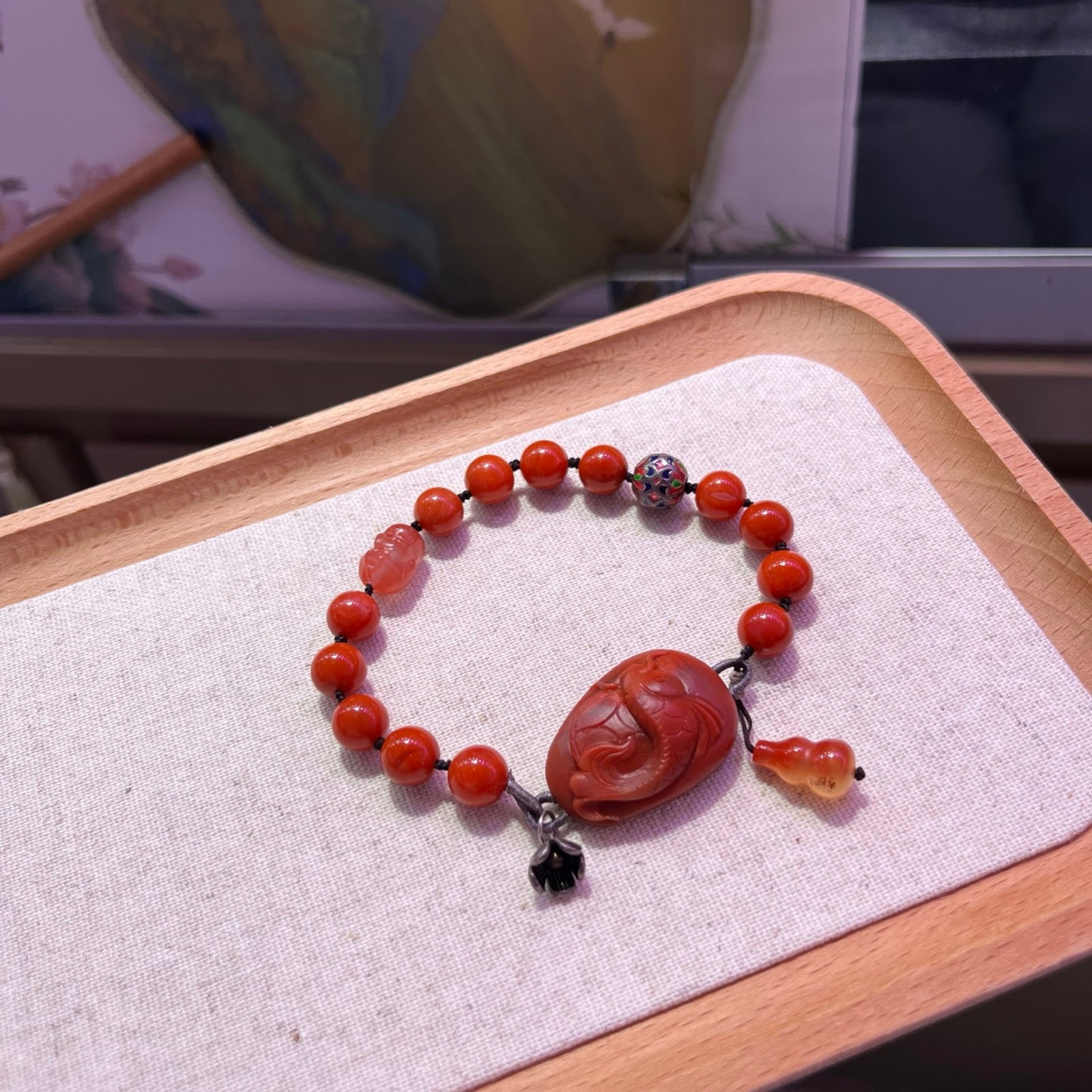 An Exquisite Agate Bracelets - 4