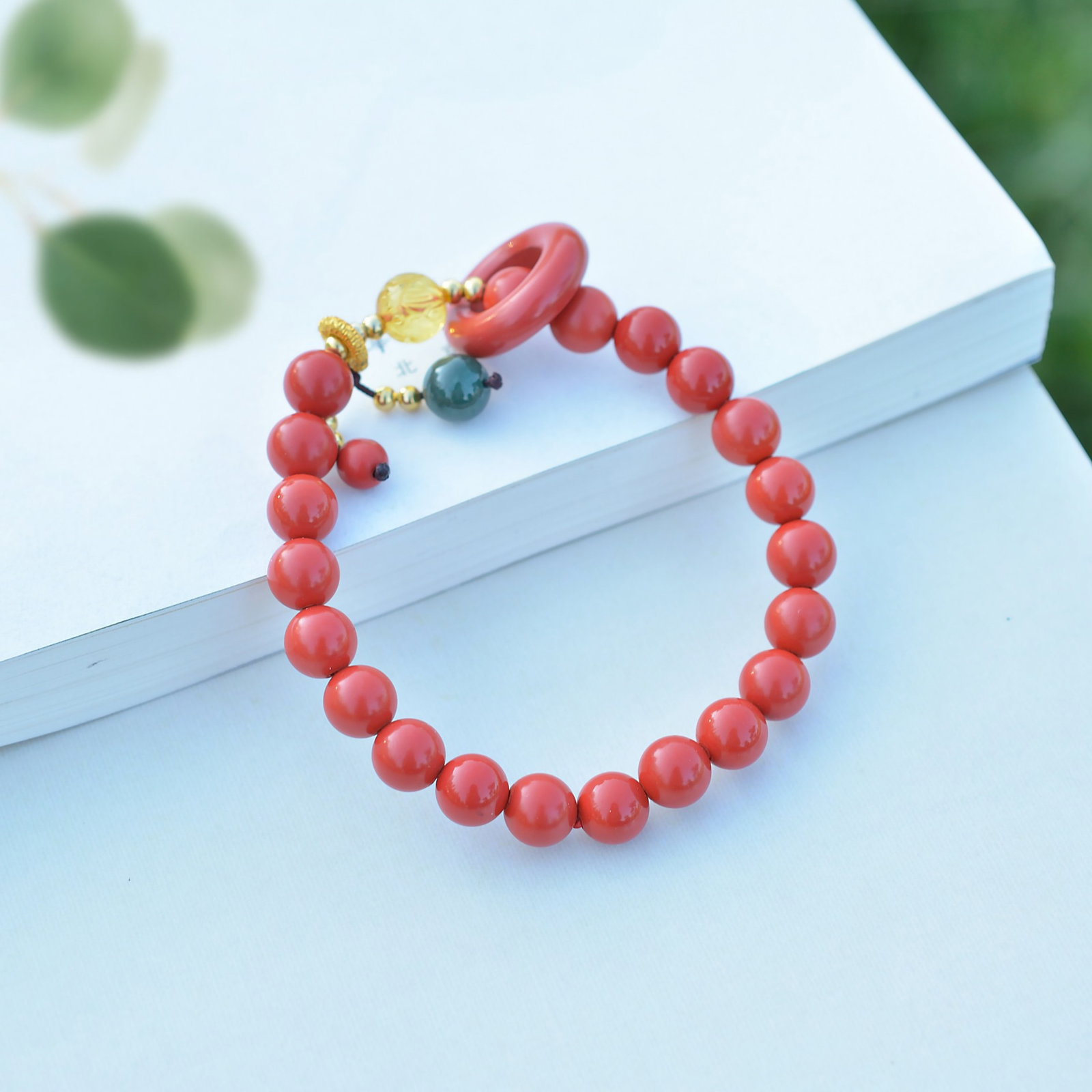 An Exquisite Cinnabar Bracelets - 3