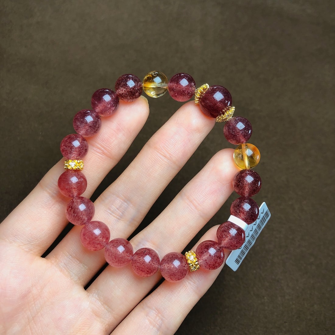 An Exquisite Crystal Bracelets: An Exquisite Crystal Bracelets,Size:9.4mm,11.2mm,Weight:23.8g 水晶手串