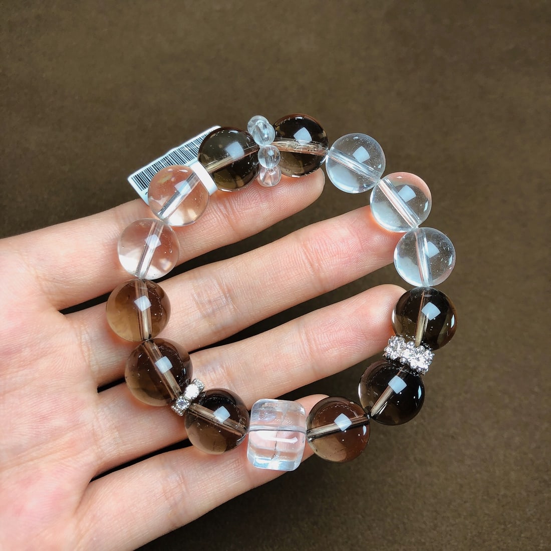 An Exquisite Crystal Bracelets: An Exquisite Crystal Bracelets,Size:15mm,Weight:44.3g 水晶手串