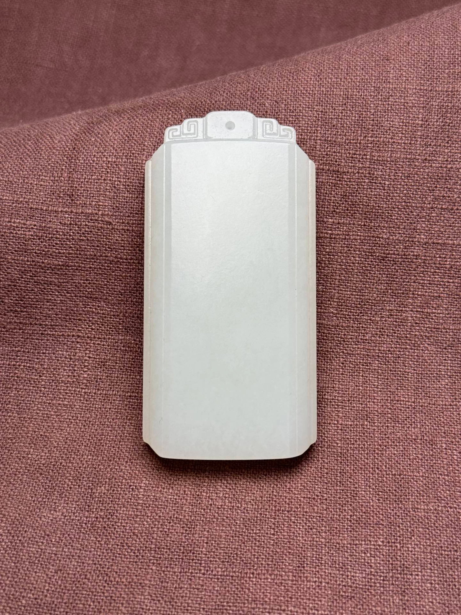 An Exquisite White Jade Pendant: An Exquisite White Jade Pendant,Qing Dynasty,China,Size:36mmx72mmx10mm,Weight:63g 白玉挂件,中国清代