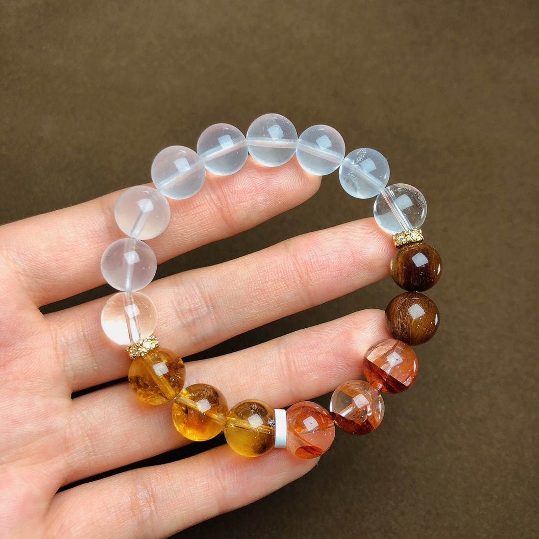 An Exquisite Crystal Bracelets: An Exquisite Crystal Bracelets,Size:10.6mm,Weight:29.3g 水晶手串