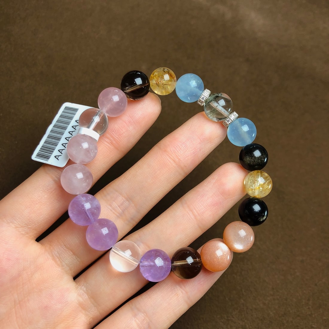 An Exquisite Crystal Bracelets: An Exquisite Crystal Bracelets,Size:9.5mm,10.2mm,Weight:26.2g 水晶手串