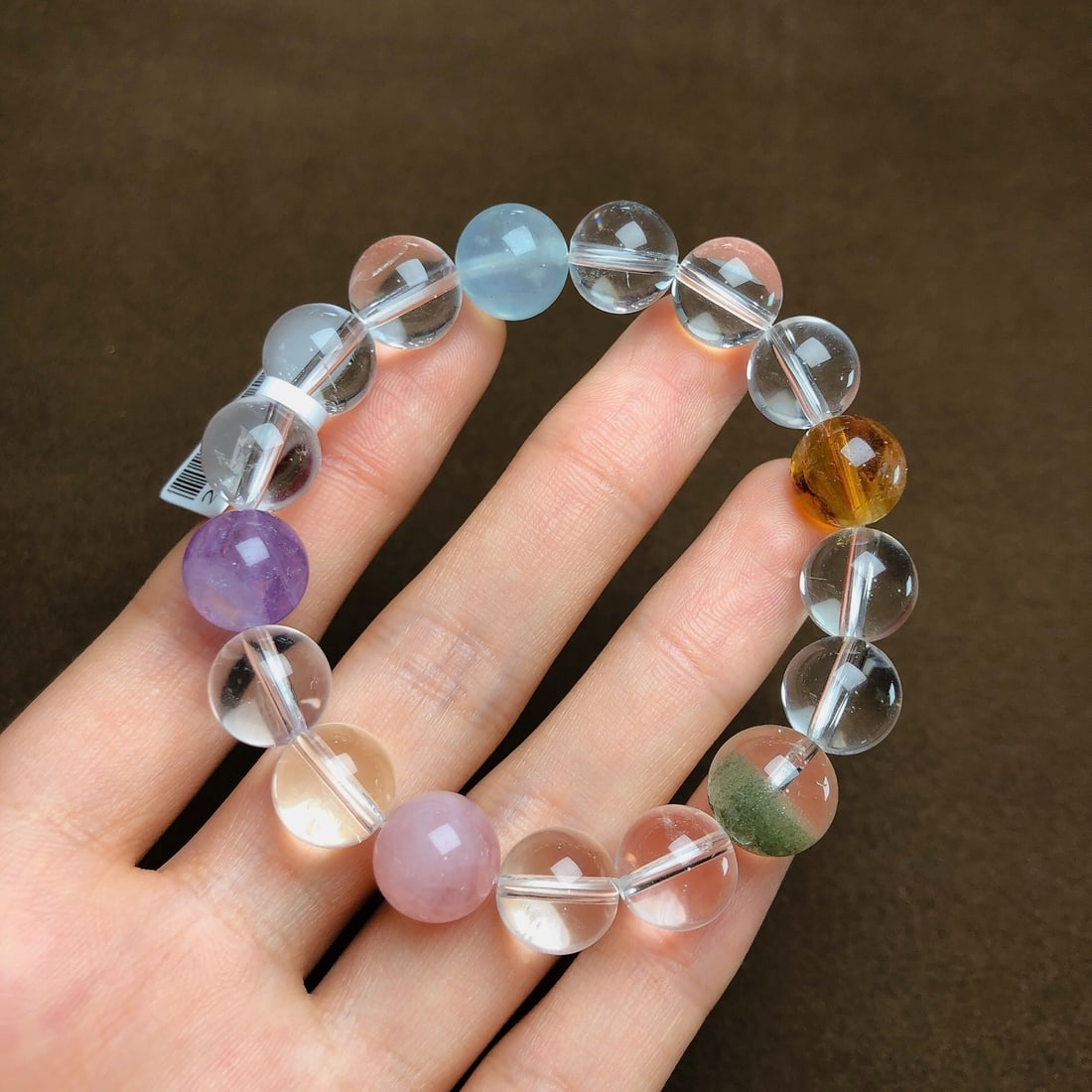 An Exquisite Crystal Bracelets: An Exquisite Crystal Bracelets,Size:10.8mm,11.2mm,Weight:31.2g 水晶手串