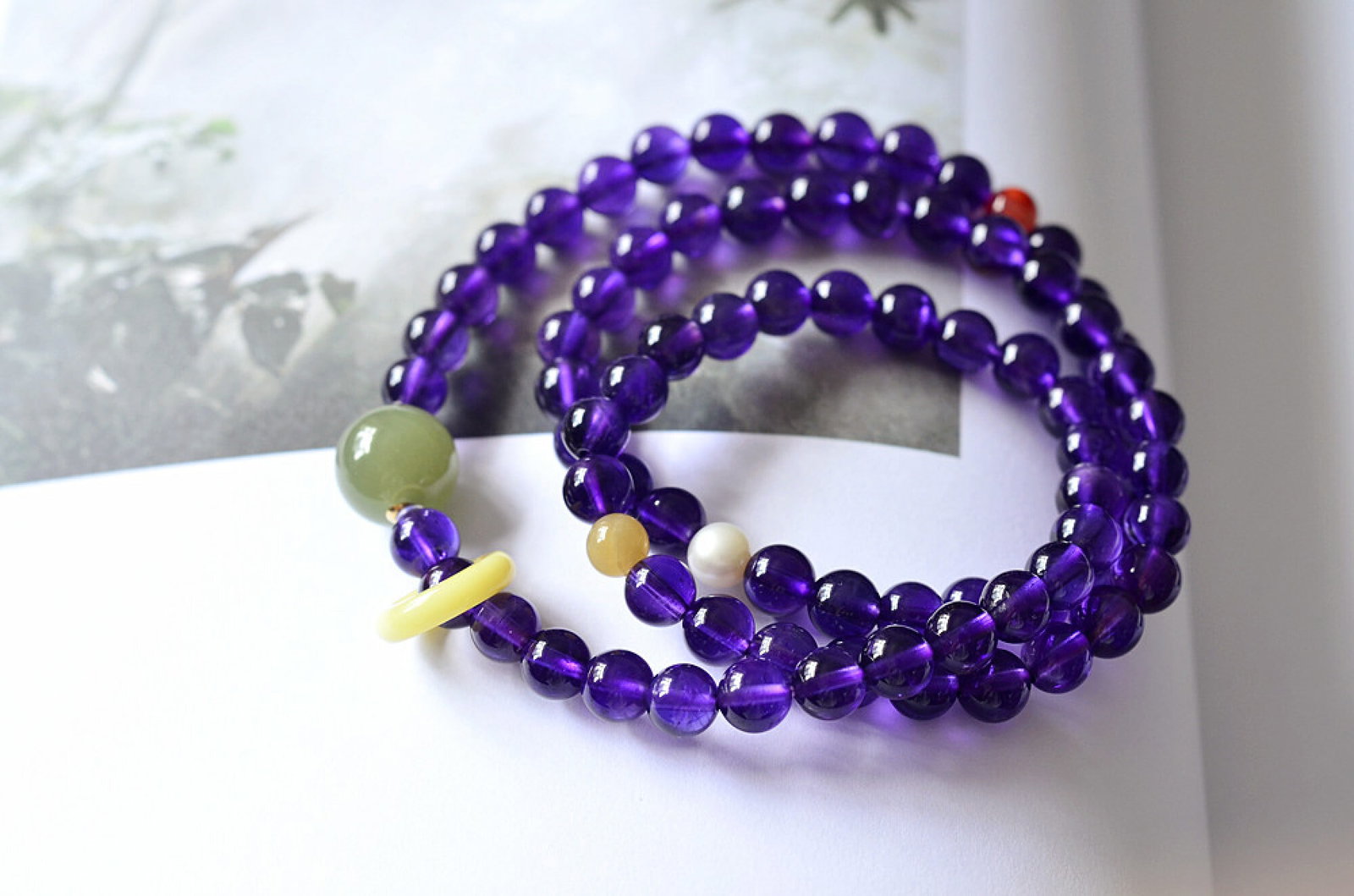 An Exquisite Crystal Bracelets: An Exquisite Crystal Bracelets,Size:6mm 水晶手串