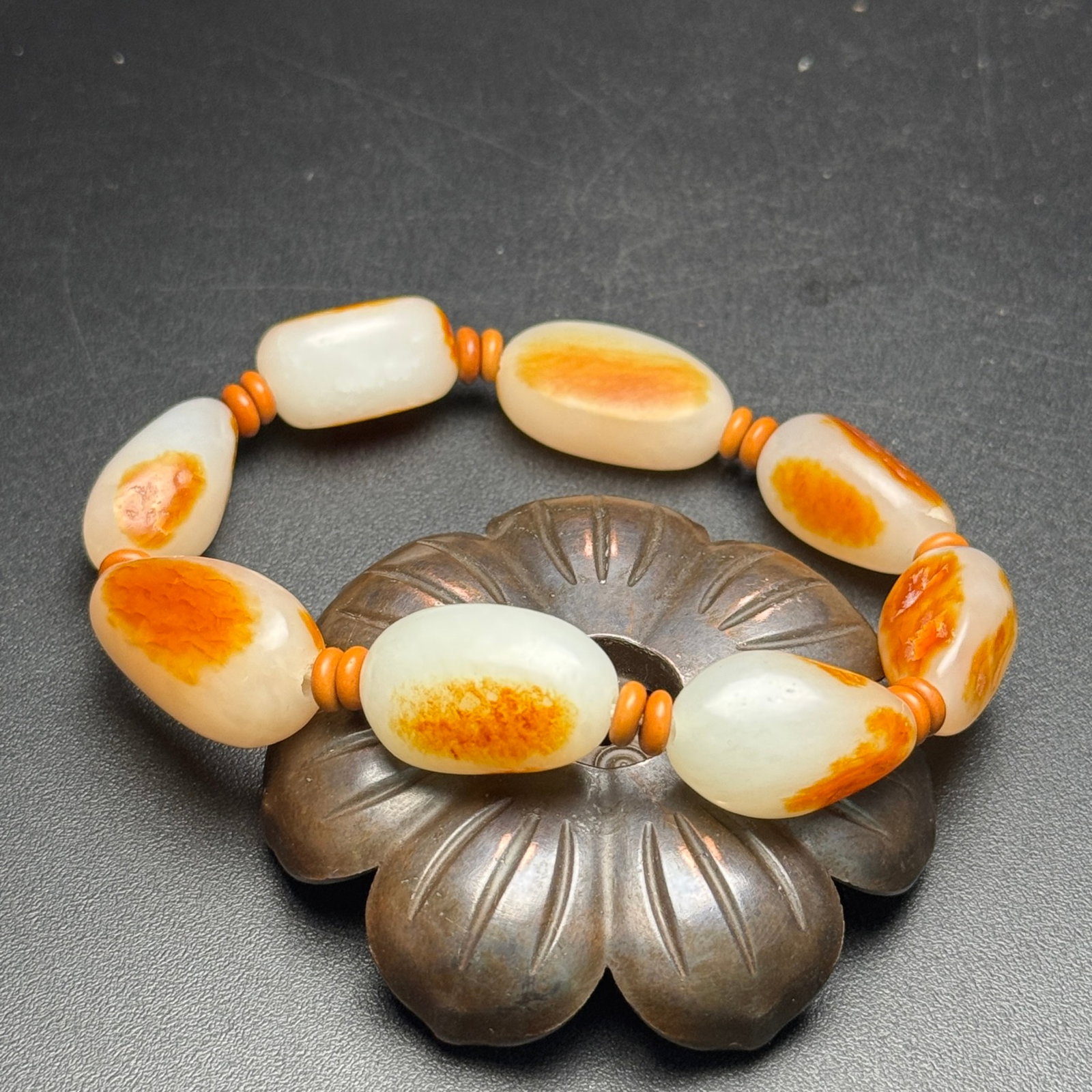 An Exquisite White Jade Bracelets - 4