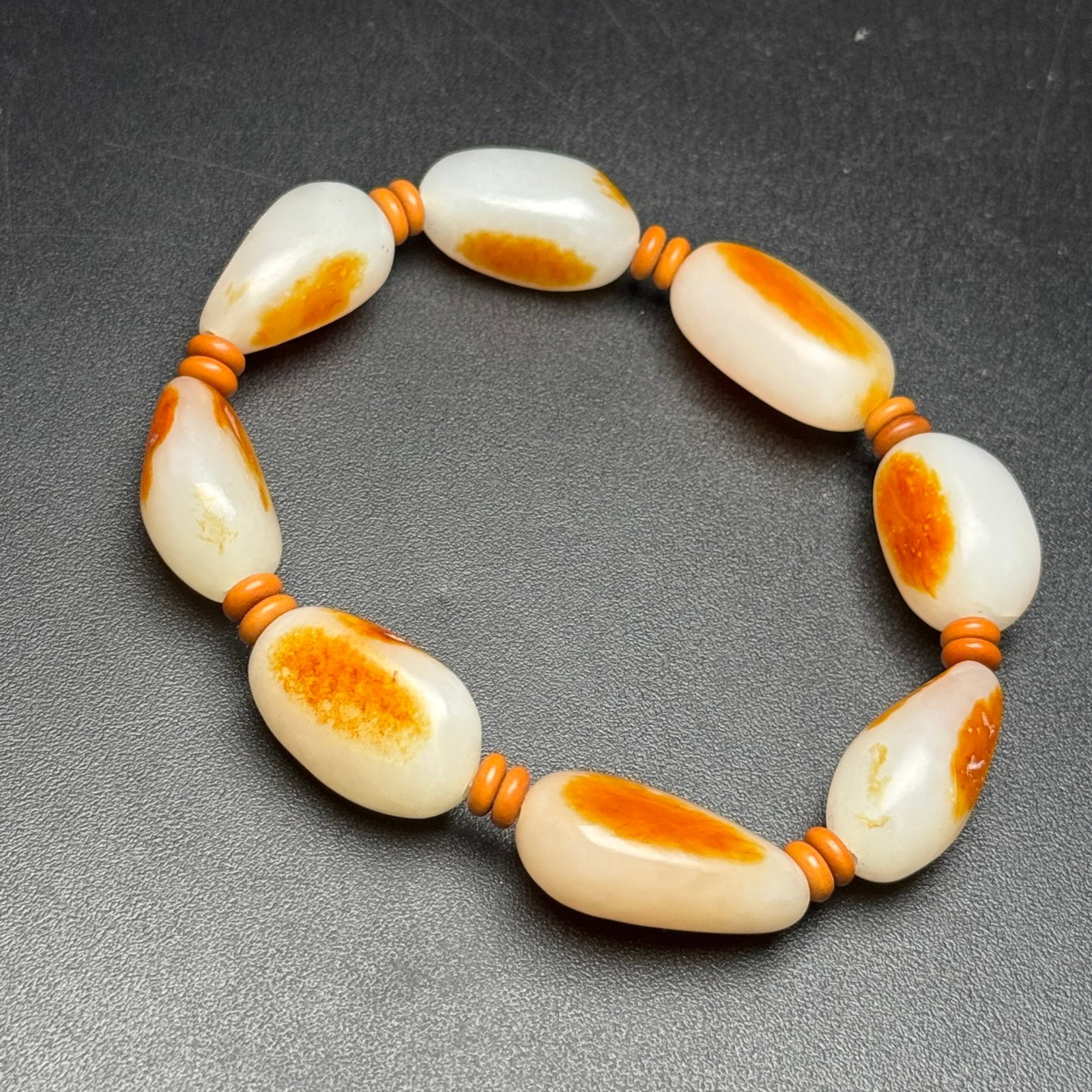 An Exquisite White Jade Bracelets - 7