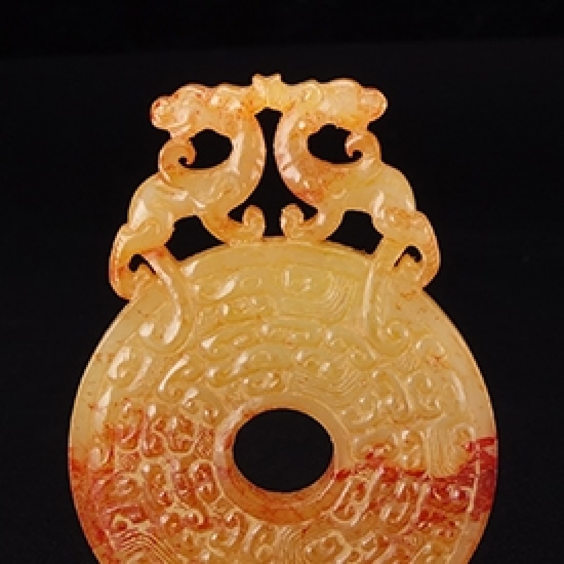 An Exquisite White Jade Dragon Pattern Pendant - 5
