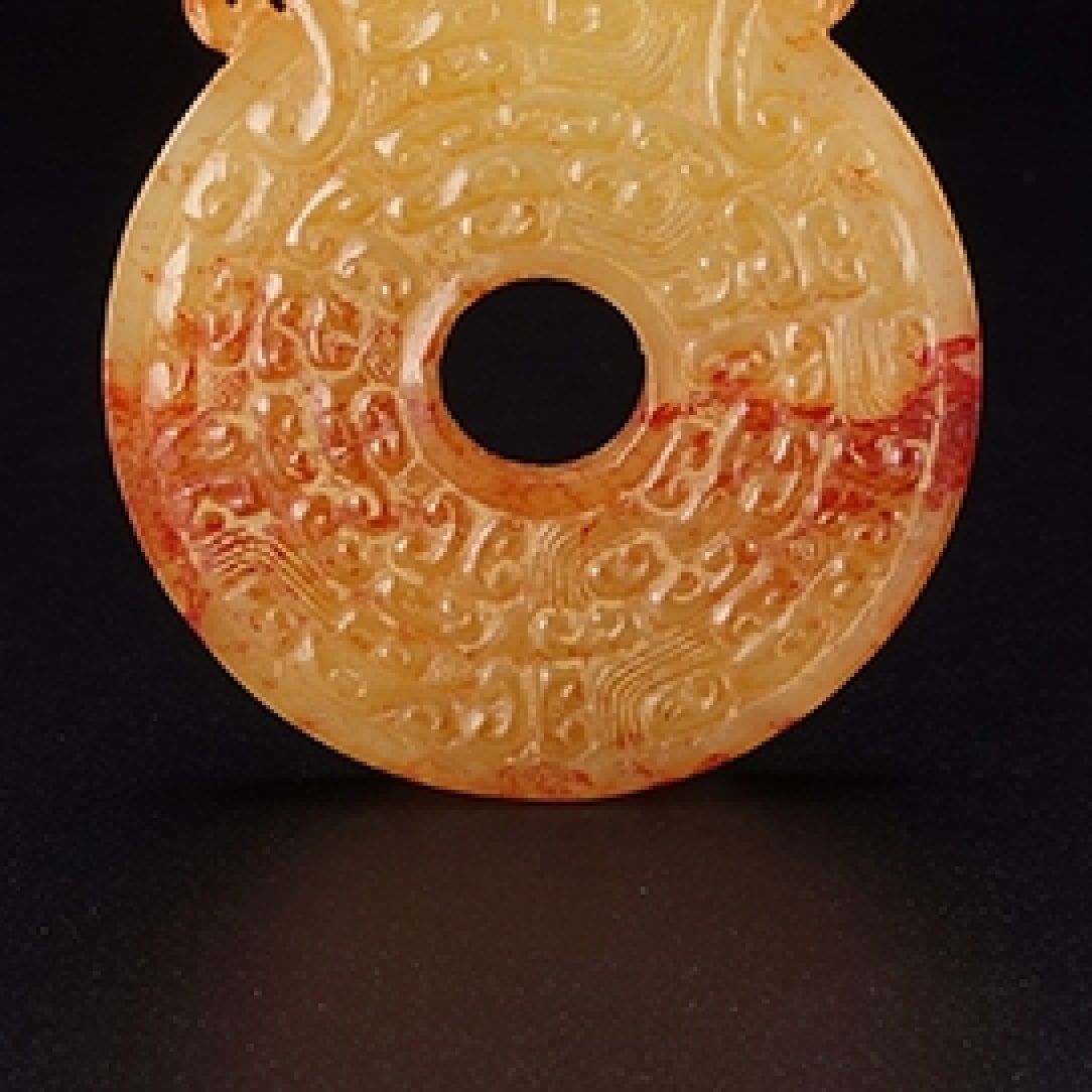 An Exquisite White Jade Dragon Pattern Pendant - 6
