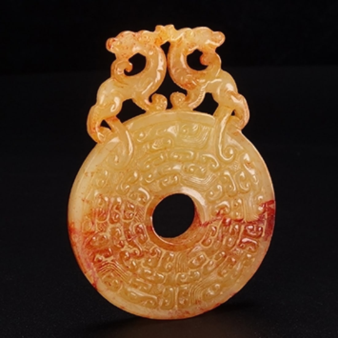 An Exquisite White Jade Dragon Pattern Pendant - 8