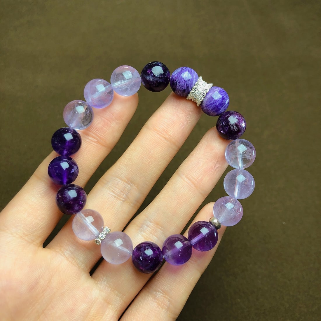 An Exquisite Crystal Bracelets: An Exquisite Crystal Bracelets,Size:10.2mm,Weight:27.2g 水晶手串