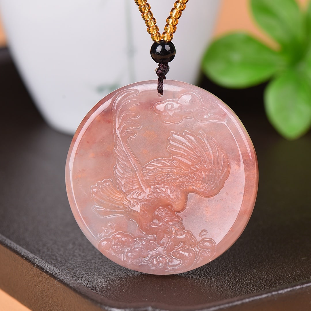 An Exquisite Jade Eagle Pattern Pendant - 3