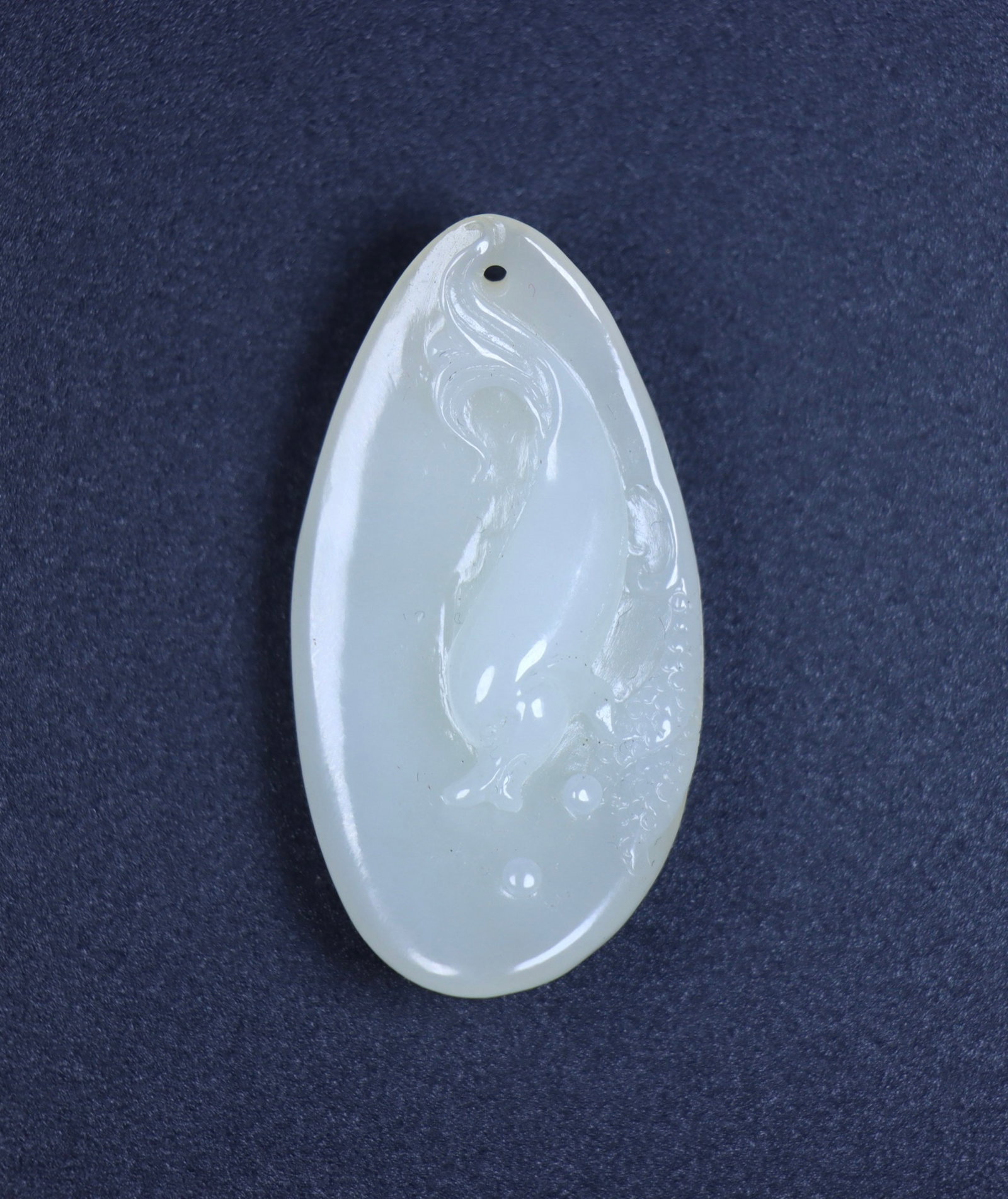 An Exquisite White Jade Fish Pattern Pendant - 5