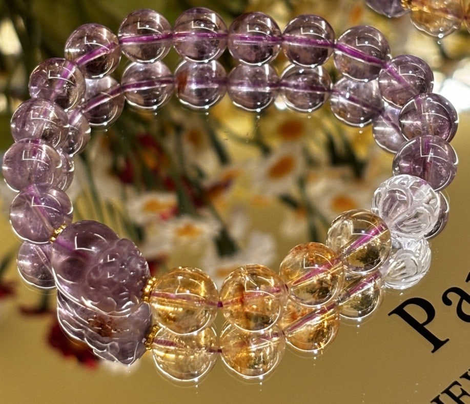 An Exquisite Crystal Bracelet: An Exquisite Crystal Bracelet,Size:0.4in 水晶手串
