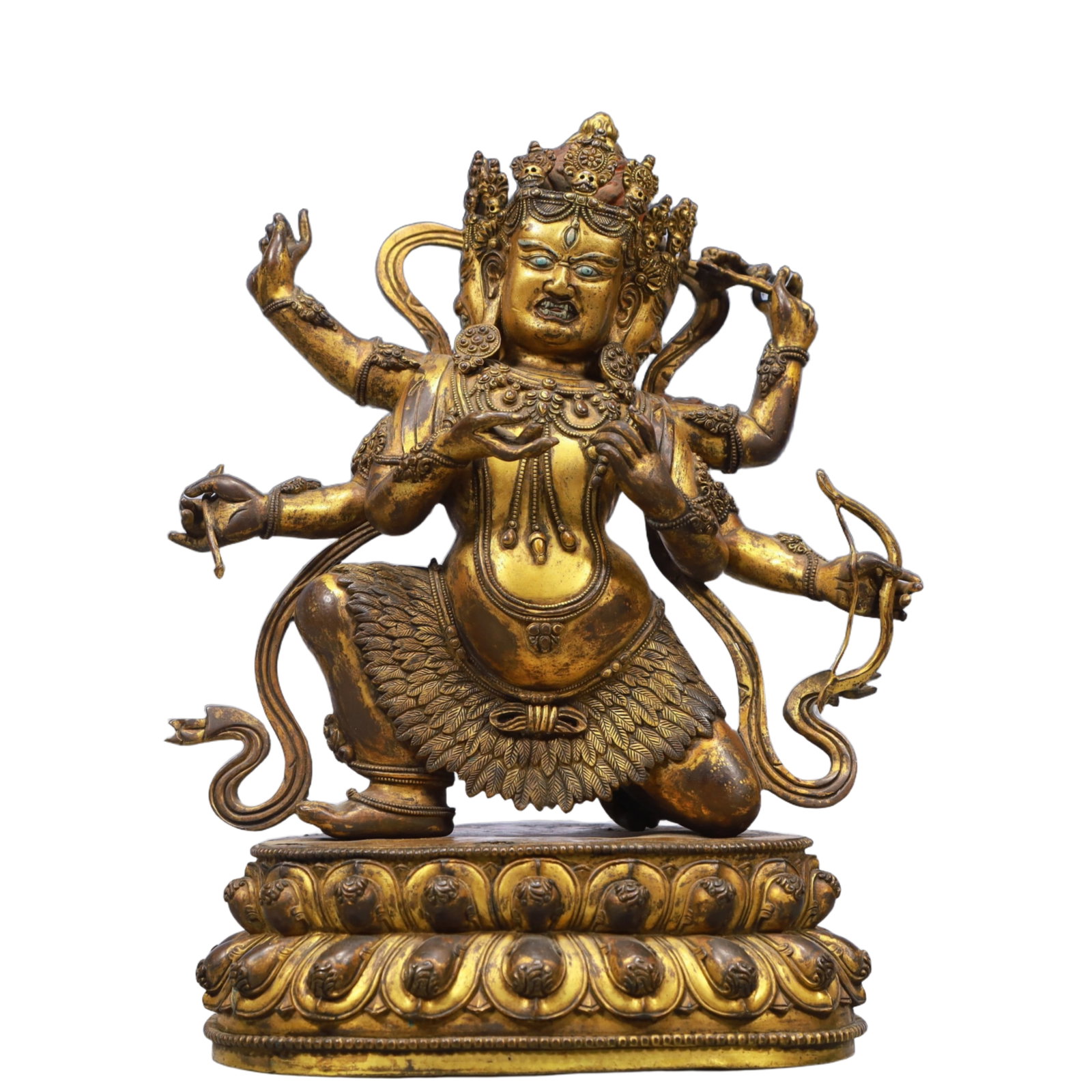 A Solemn Gilt Bronze Buddha Statue (1 of 9)