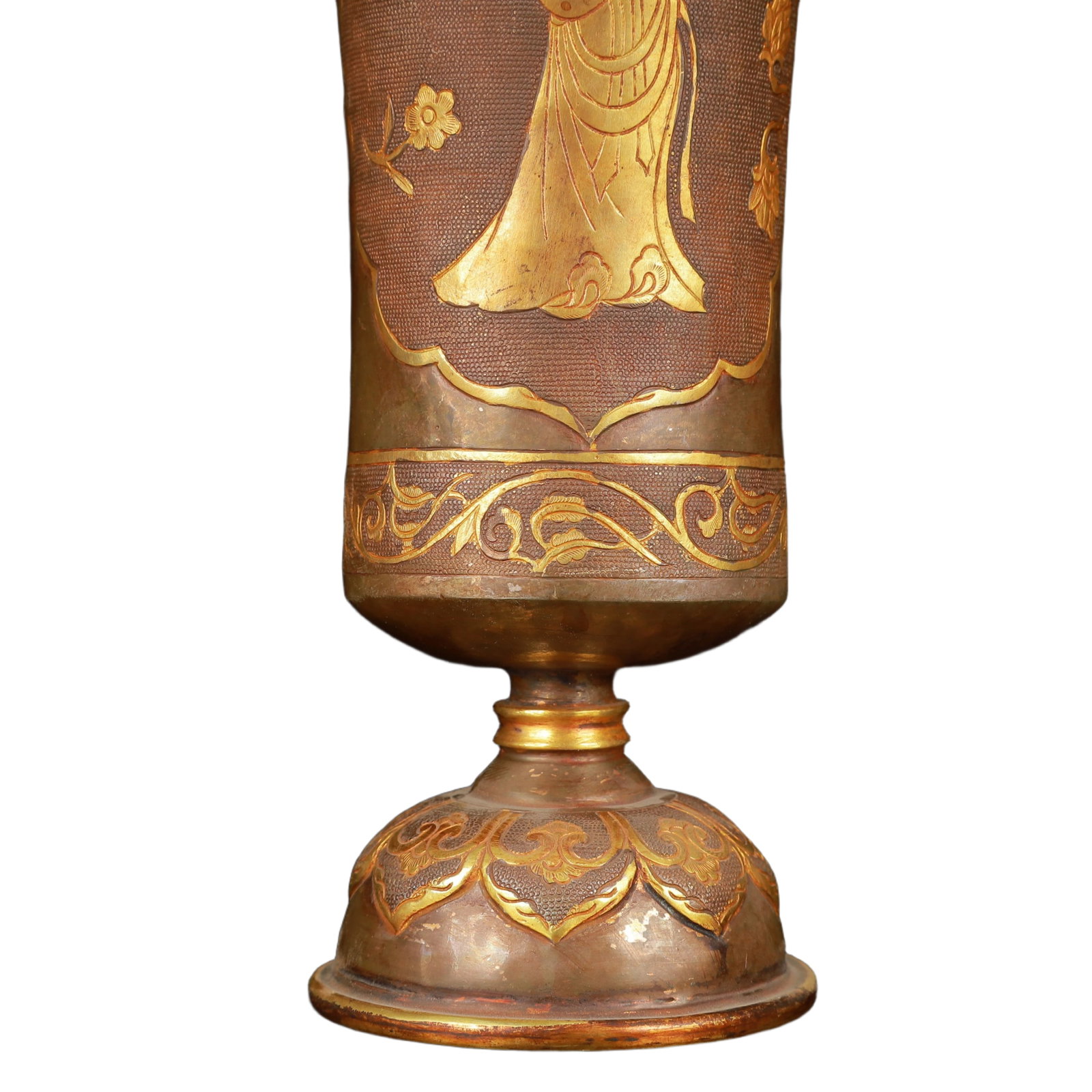An Exquisite Gilt Silver Figure Pattern Cup - 3