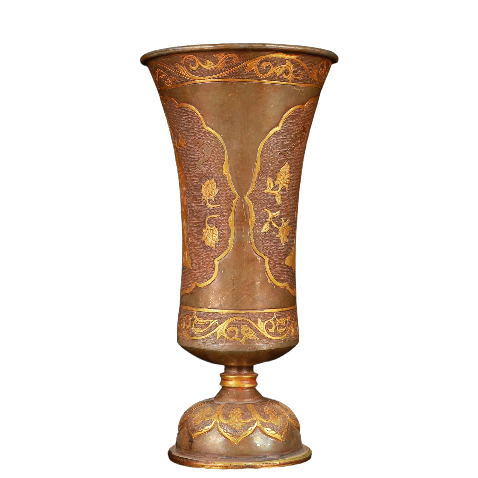 An Exquisite Gilt Silver Figure Pattern Cup - 4