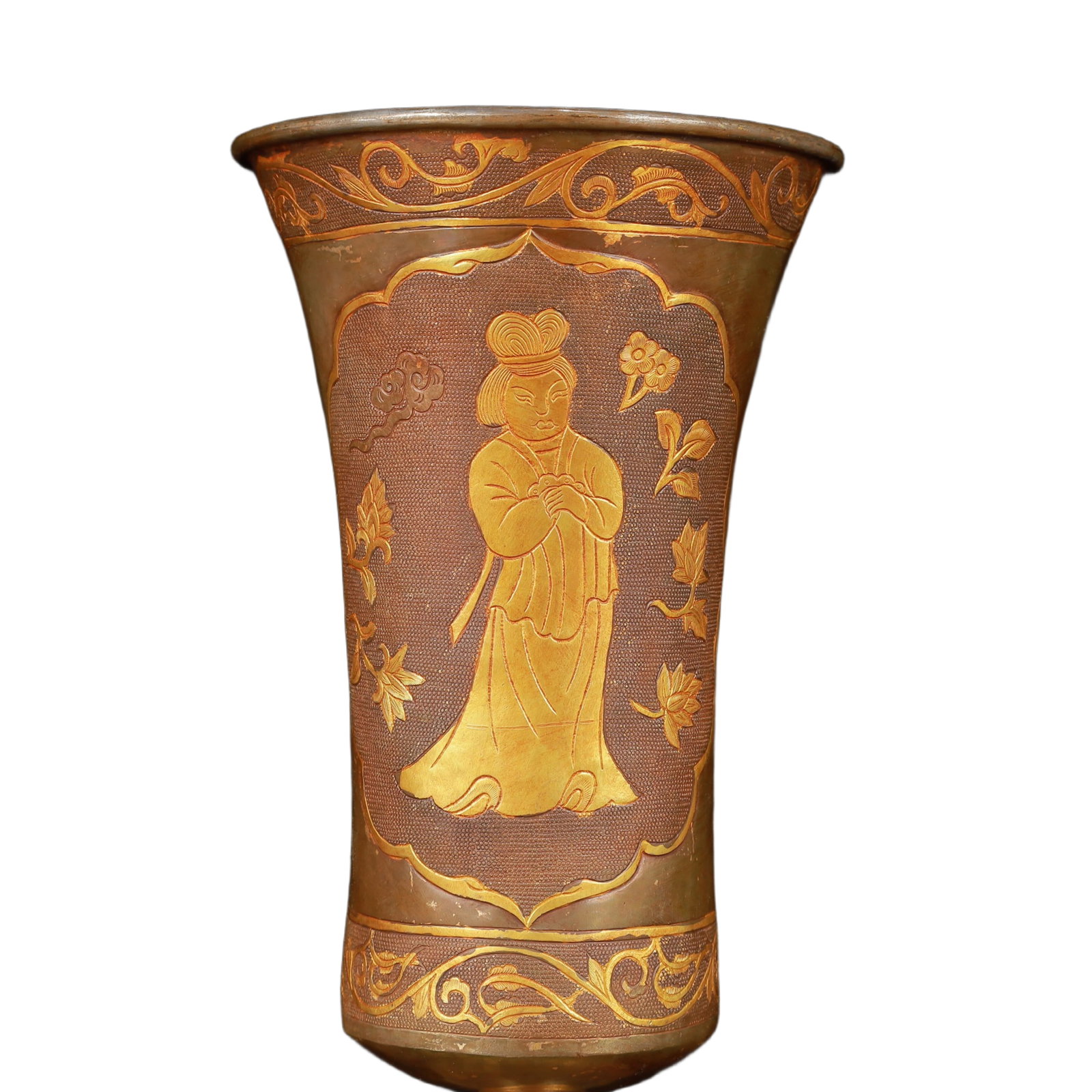 An Exquisite Gilt Silver Figure Pattern Cup - 6