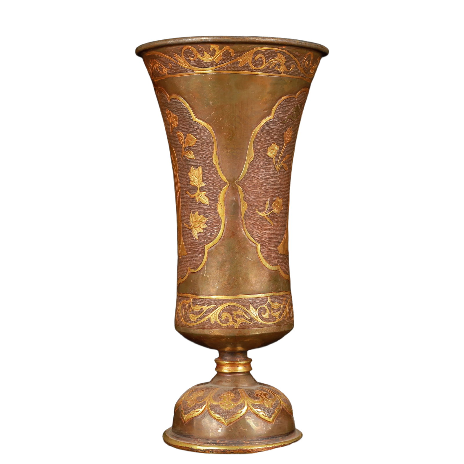 An Exquisite Gilt Silver Figure Pattern Cup - 8