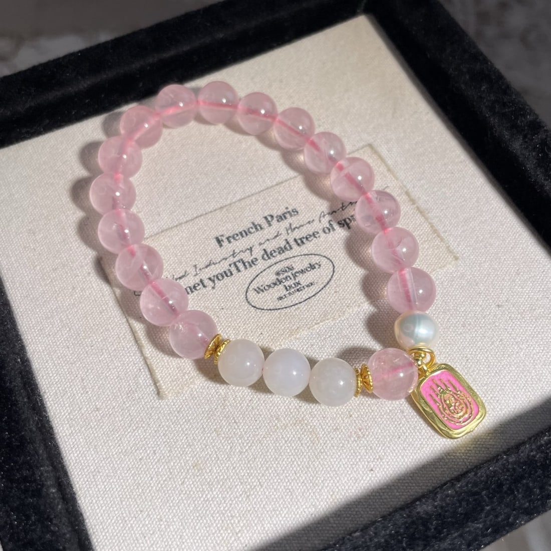 An Exquisite Crystal Bracelet: An Exquisite Crystal Bracelet,Size:0.3in 水晶手串