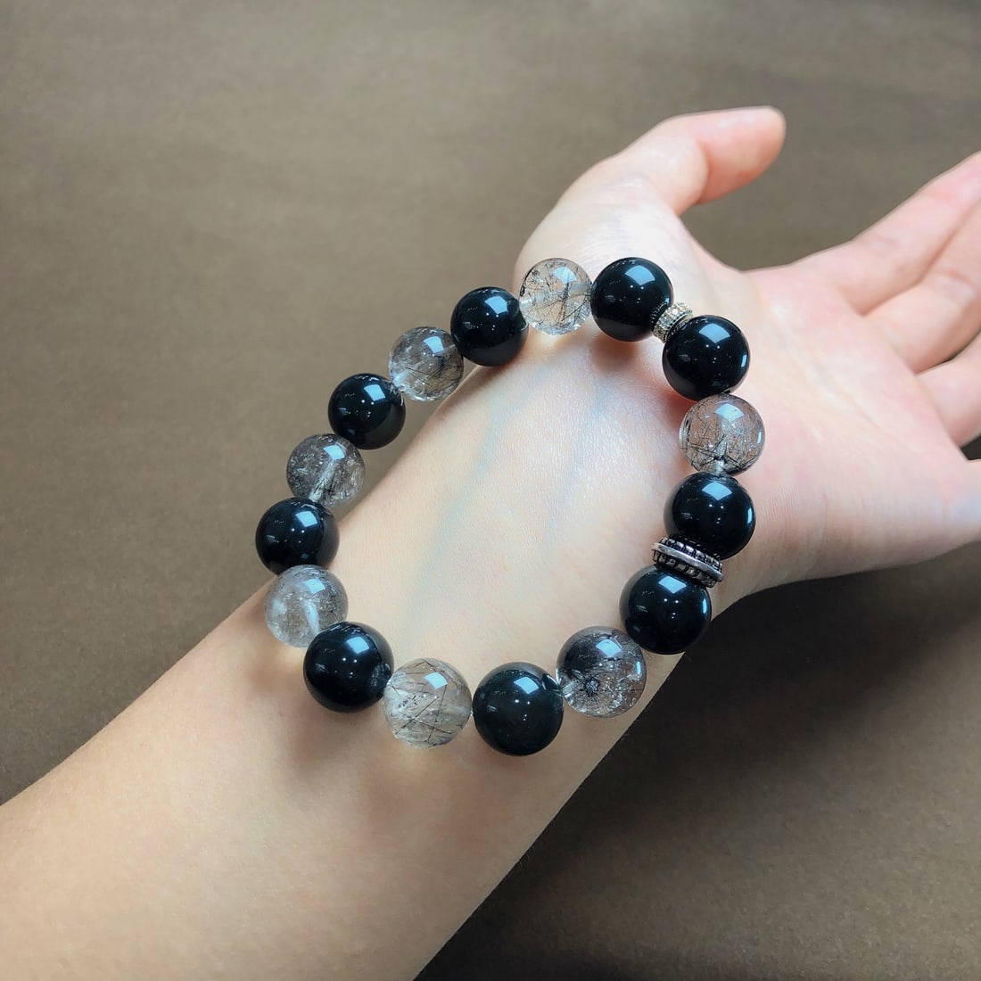 An Exquisite Crystal Obsidian Bracelets - 4