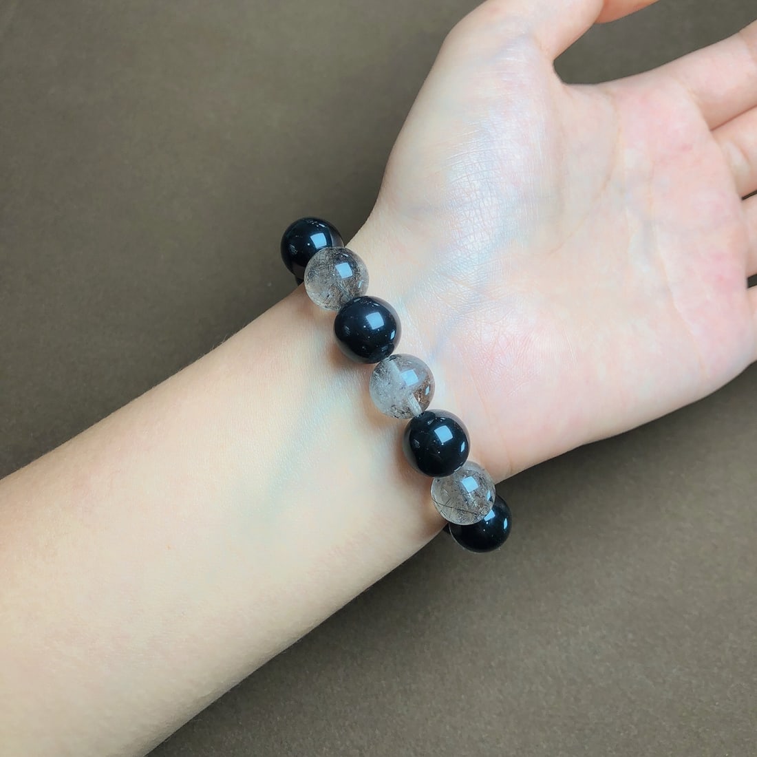 An Exquisite Crystal Obsidian Bracelets - 7