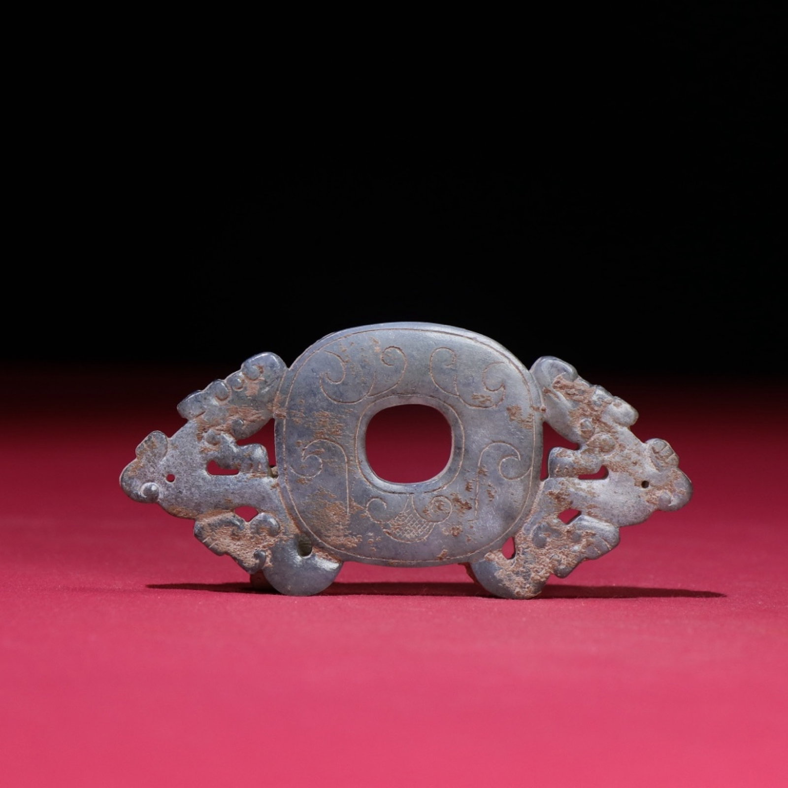 White Jade Dragon Pattern Pendant - 5