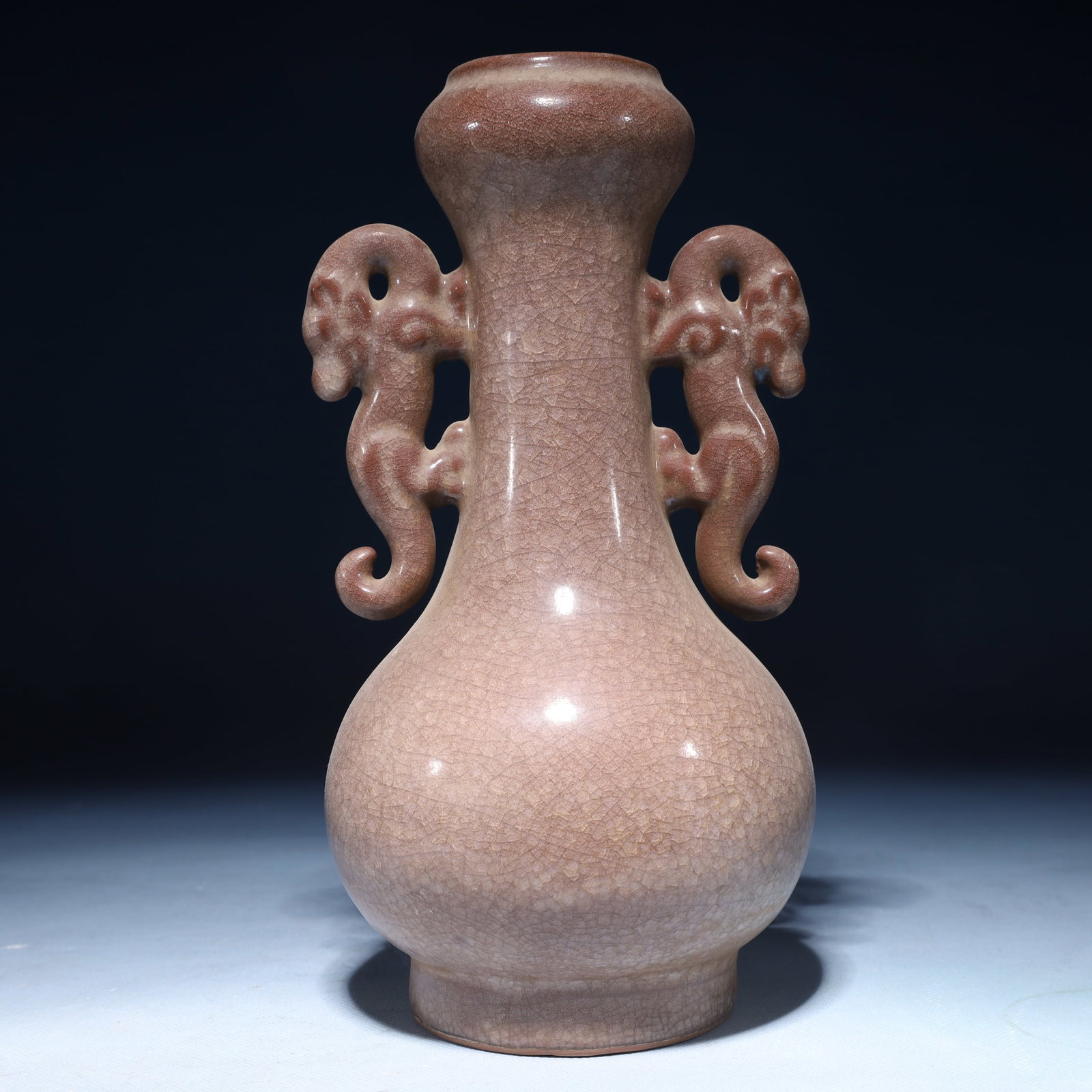 An Exquisite Guan yao Double-Ears Vase (1 of 11)
