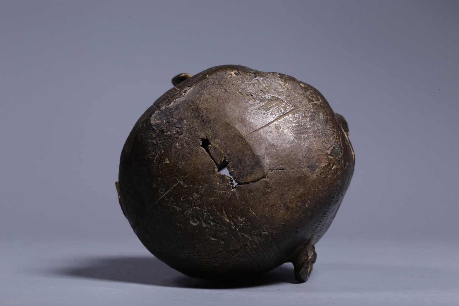 A Rare Bronze Guru's Head - 9
