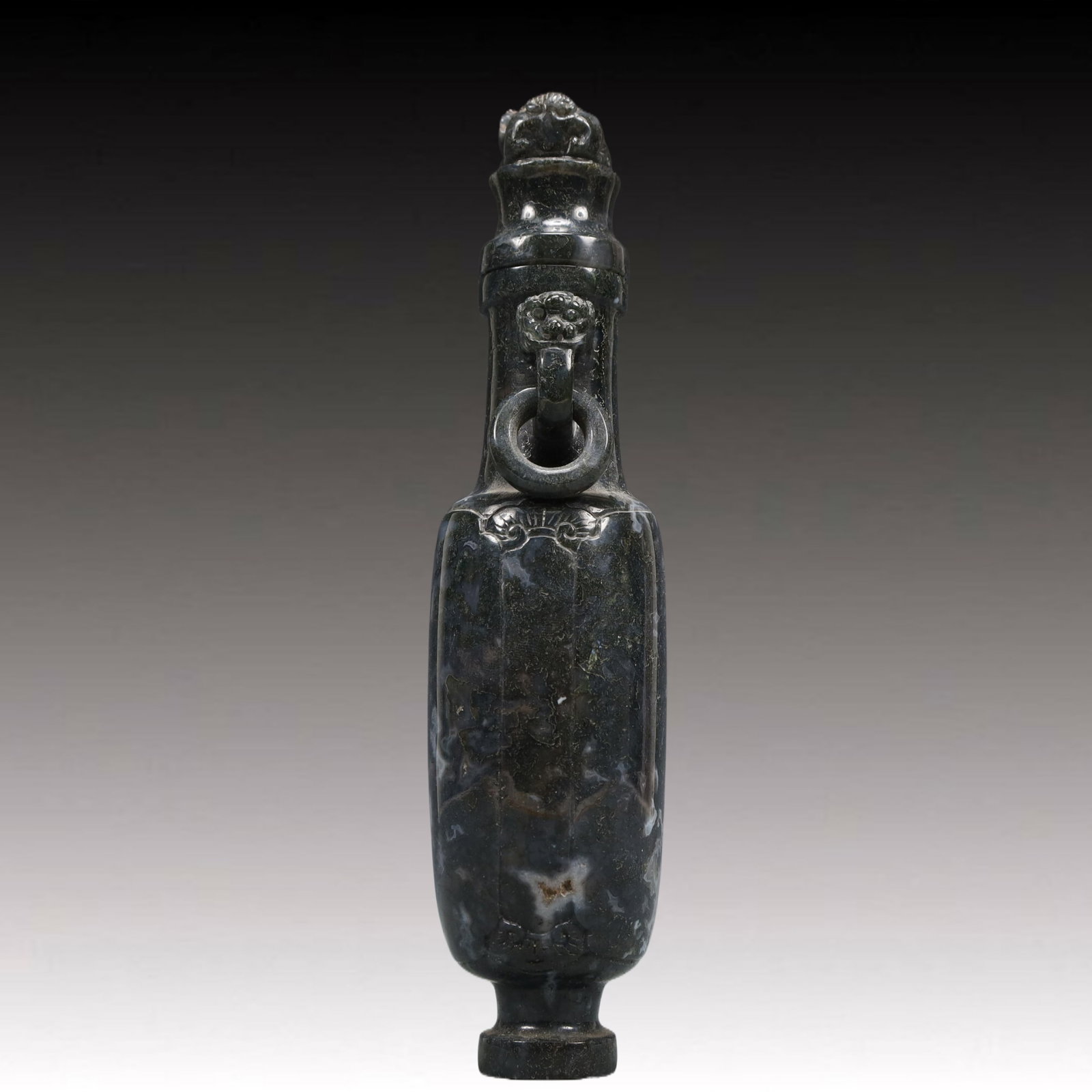 An Exquisite Jasper Double-Ears Vase - 3