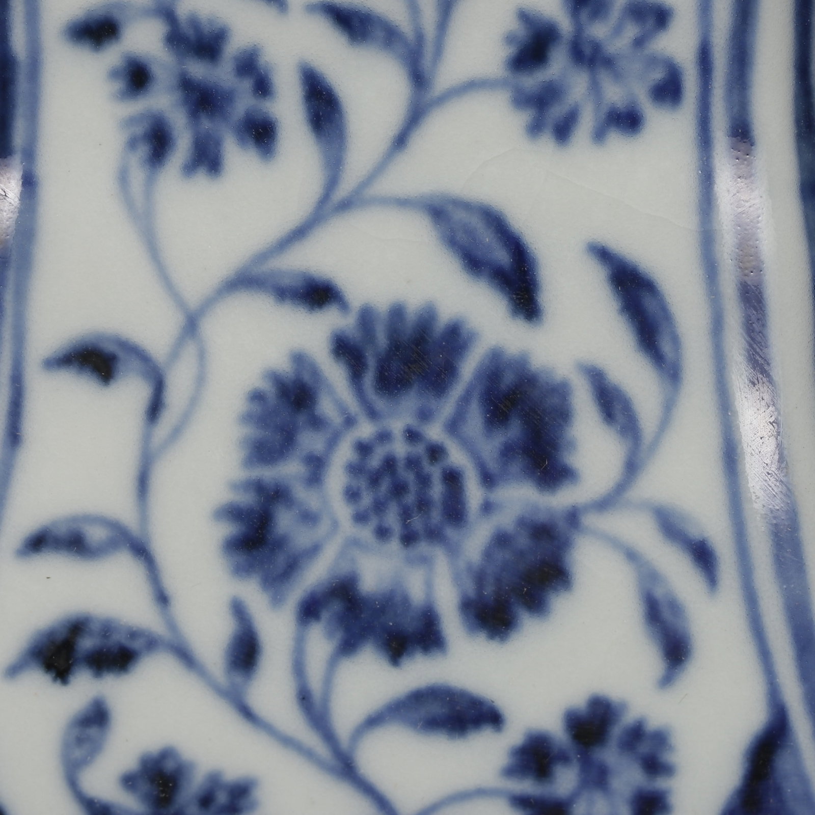 A Rare Blue and White Lotus Pattern Candlestick - 6