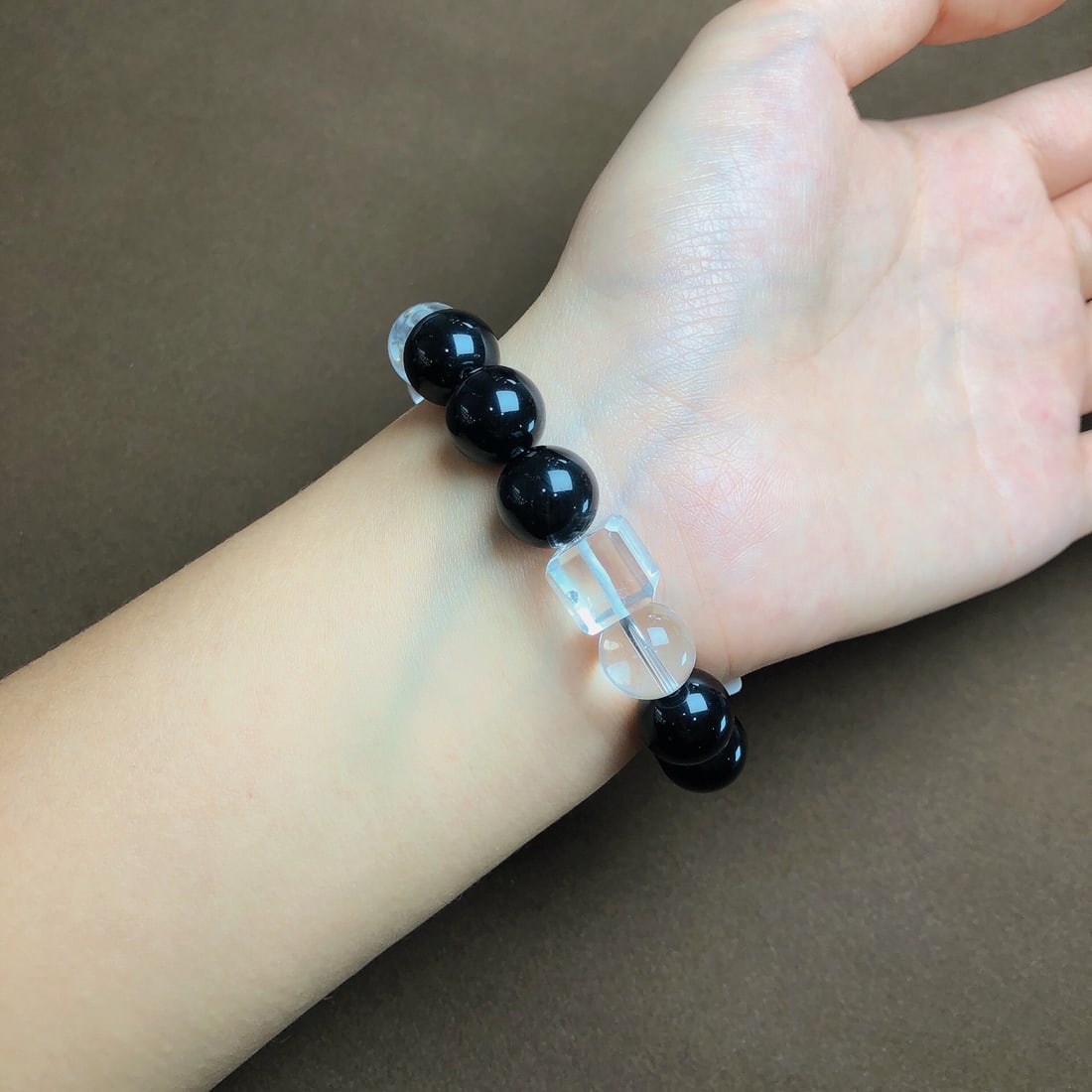 An Exquisite Crystal Obsidian Bracelets - 7