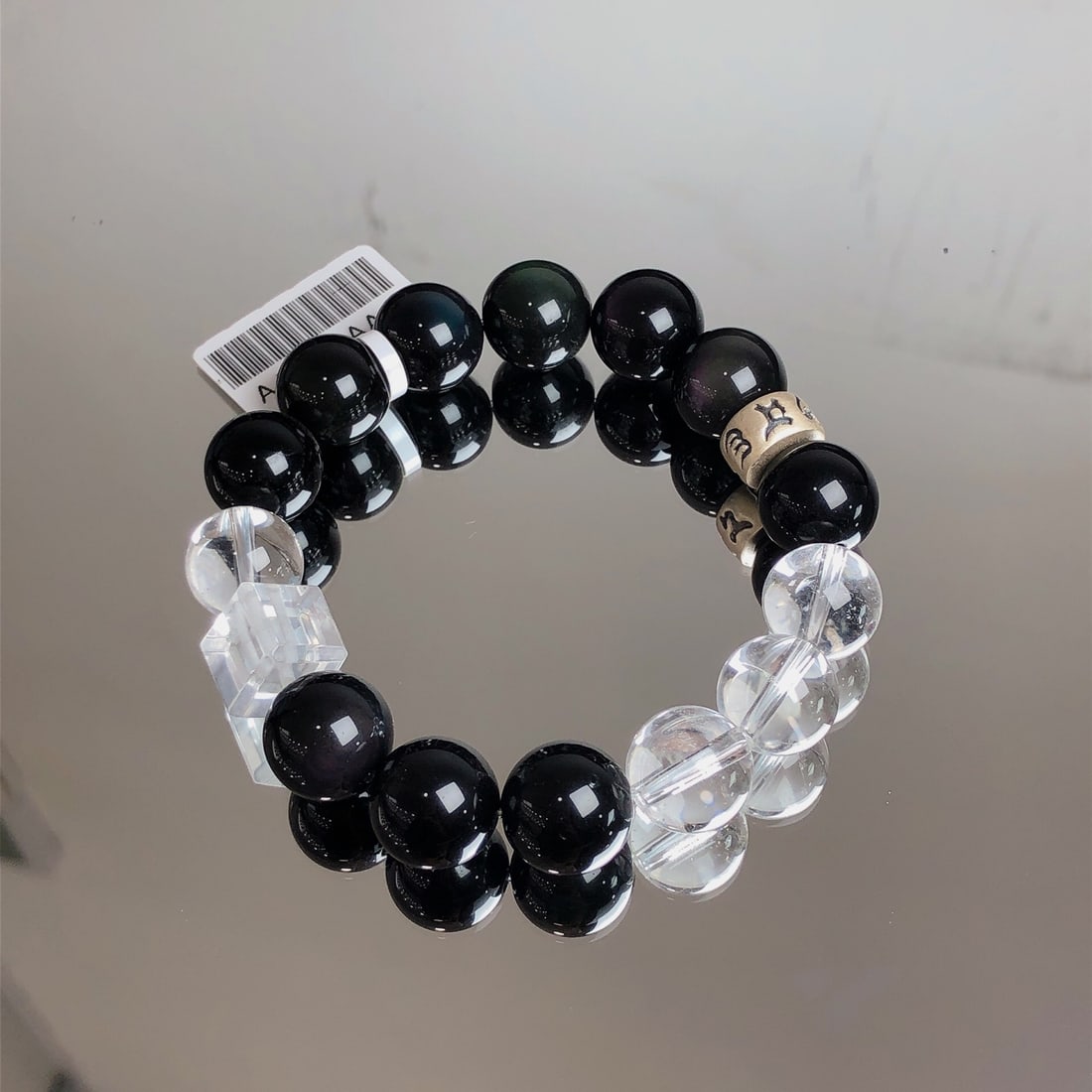 An Exquisite Crystal Obsidian Bracelets - 9