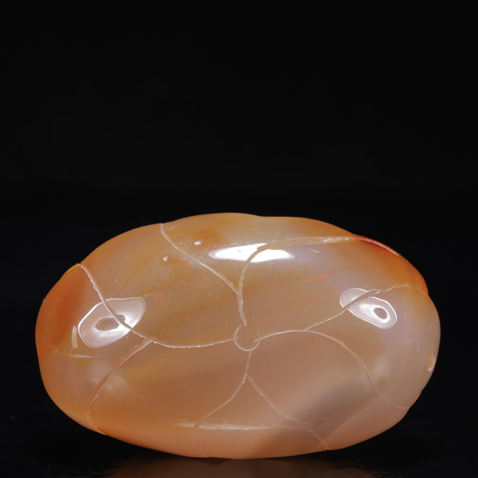 An Exquisite Agate Dragon Pattern Ornamen - 5