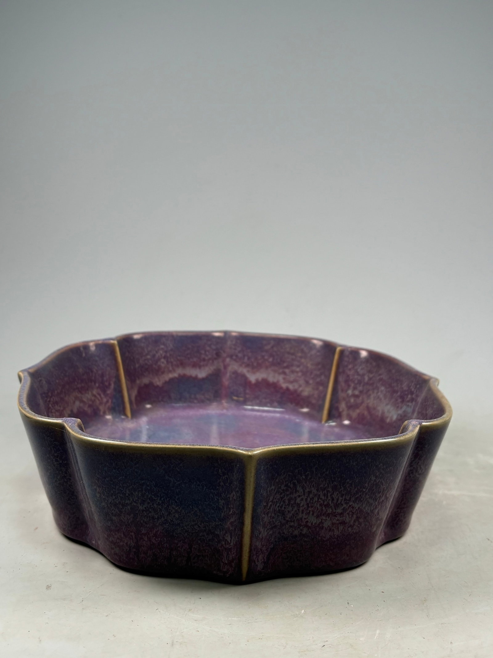 An Exquisite Jun yao Purple Glazed Brush Washer (1 of 6)