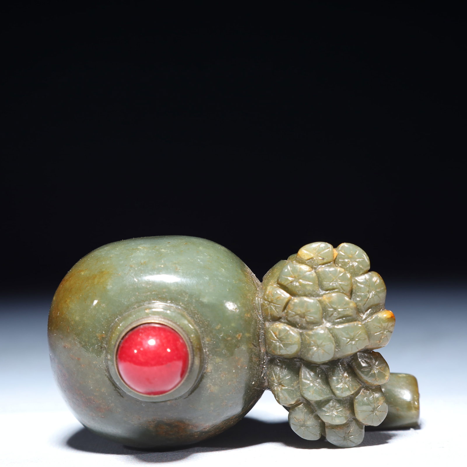 An Exquisite Jasper Pine Snuff Bottle - 7