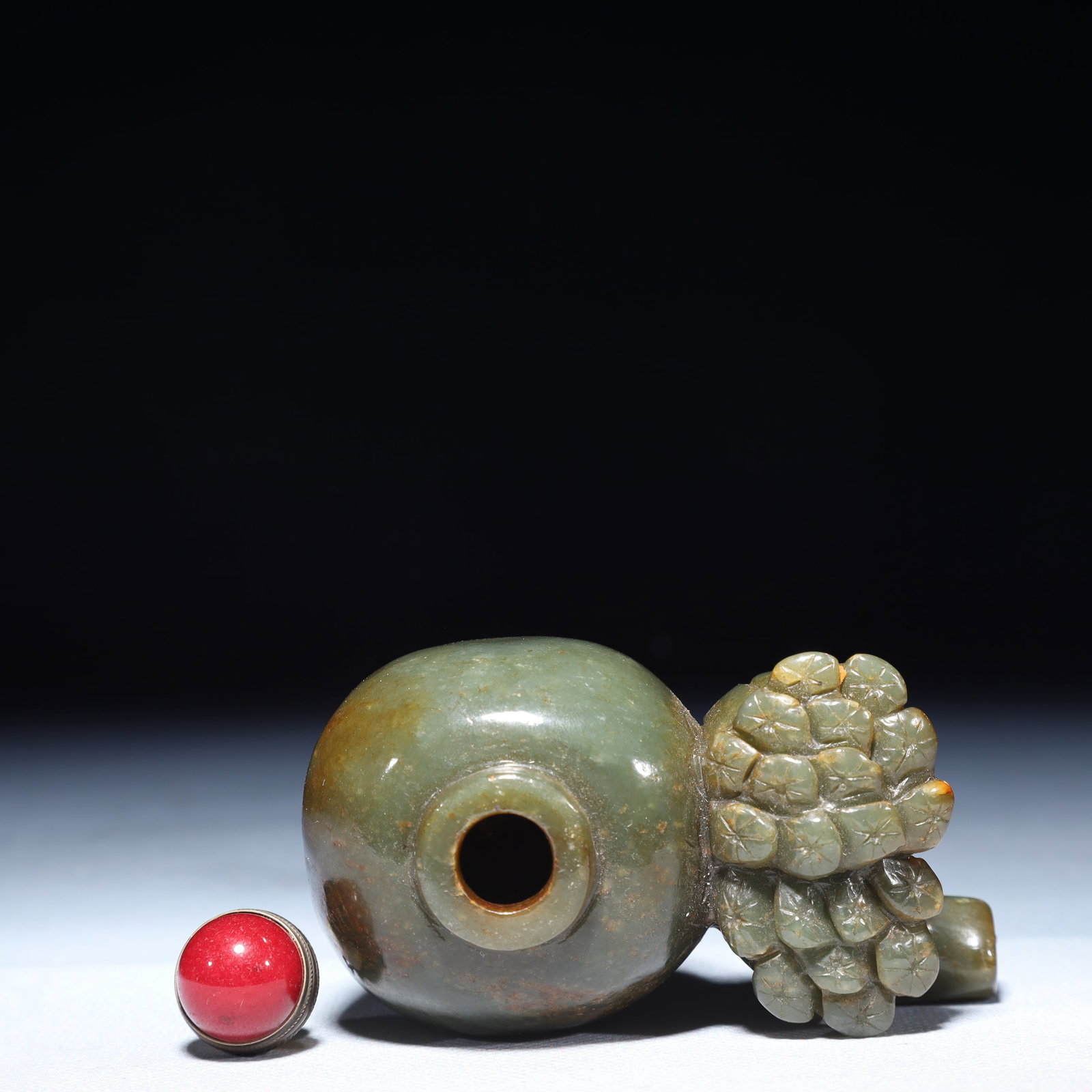 An Exquisite Jasper Pine Snuff Bottle - 8